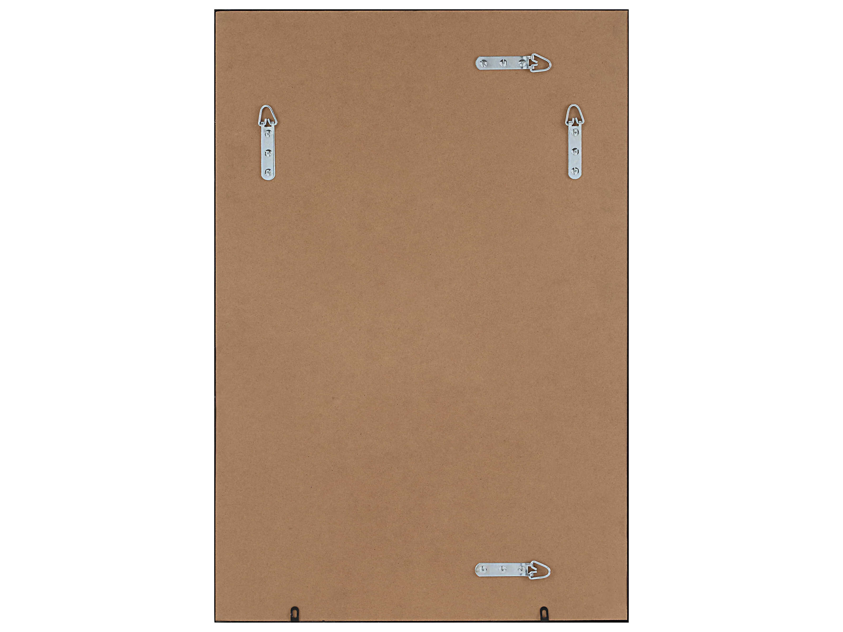 Renwil Gasel Matte Black Rectangular Wall Mirror