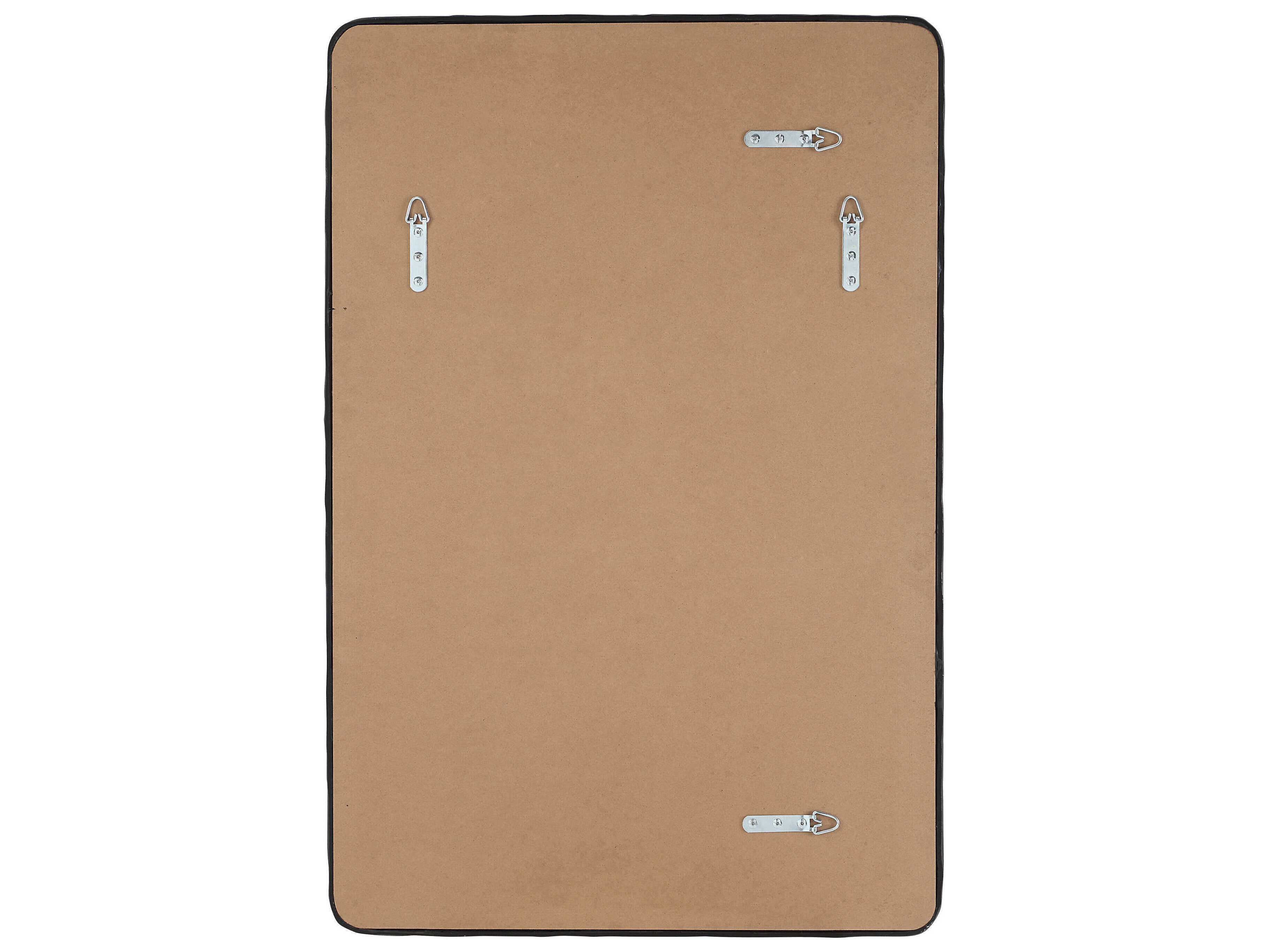 Renwil Jorah Matte Black Rectangular Wall Mirror