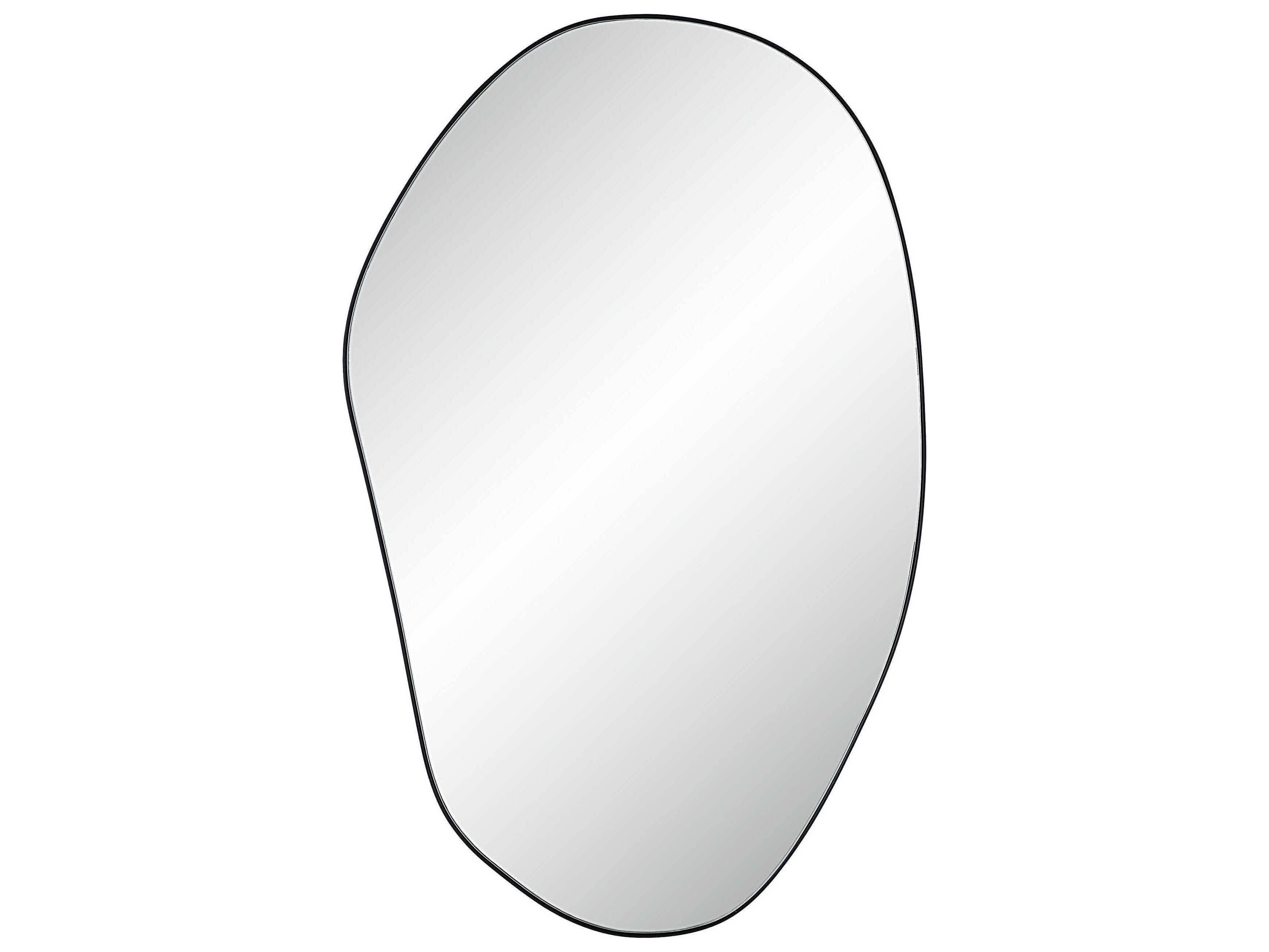 Renwil Gela Matte Black Wall Mirror