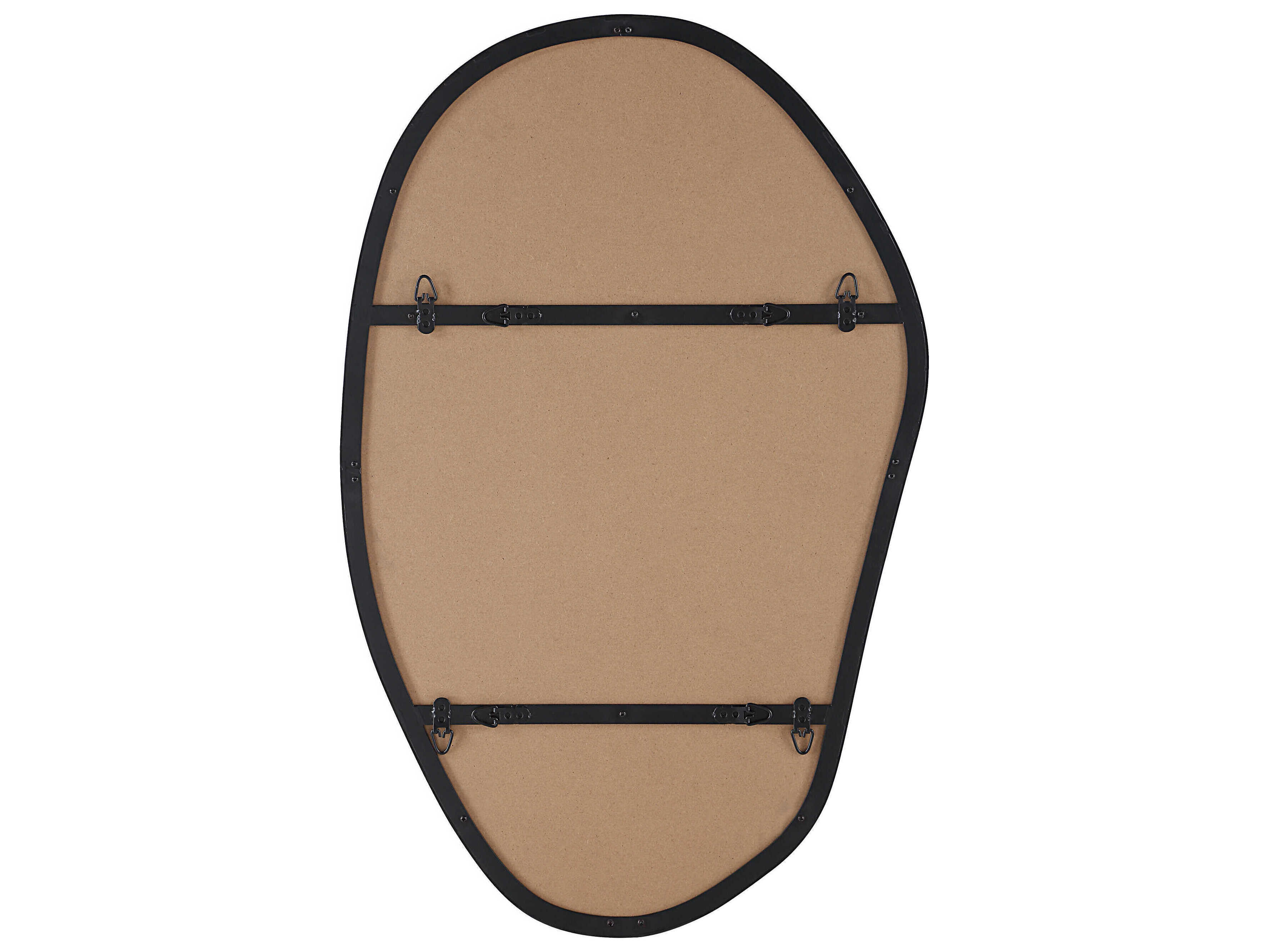 Renwil Gela Matte Black Wall Mirror