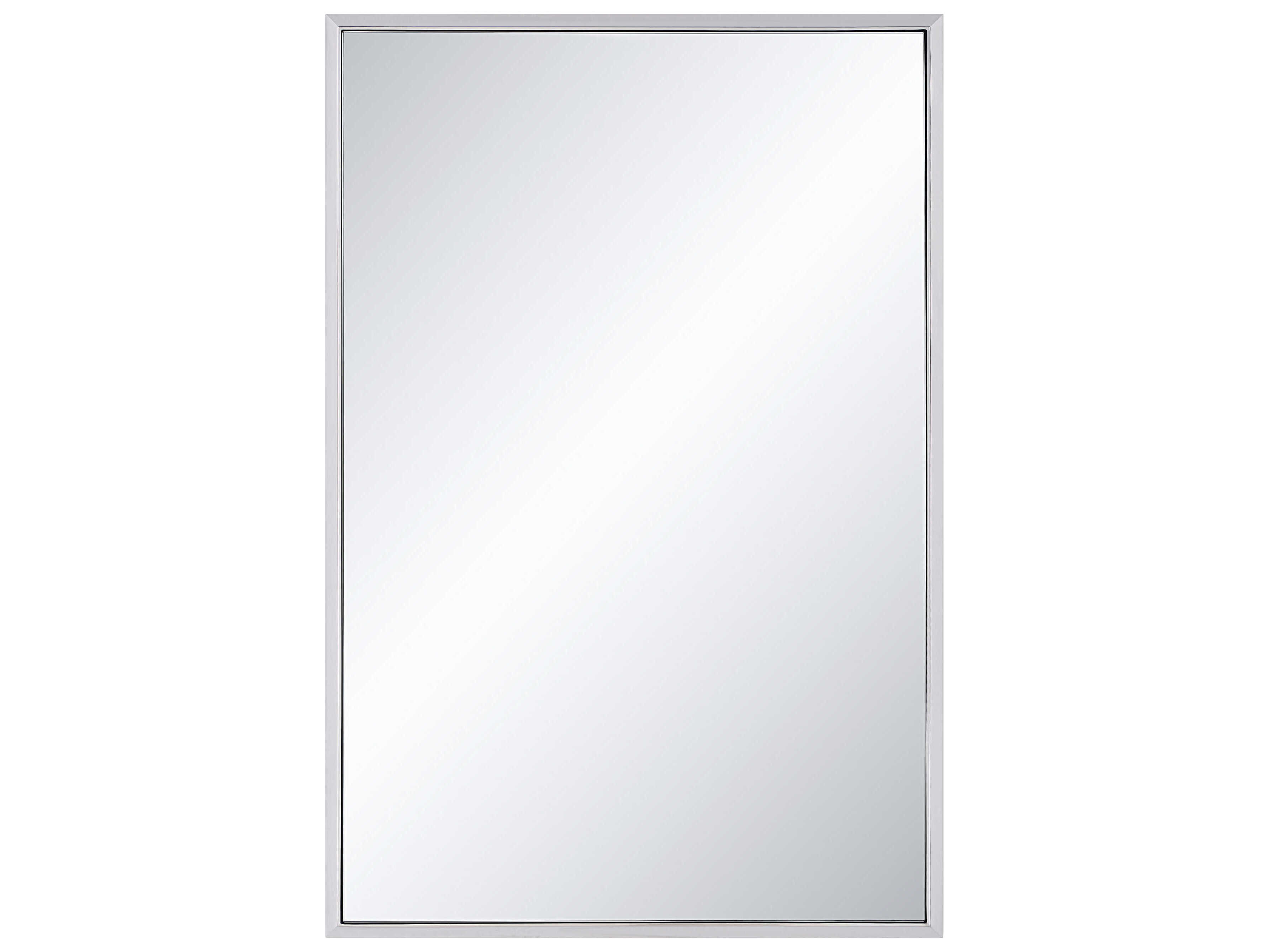Renwil Dapia Nickel Rectangular Wall Mirror