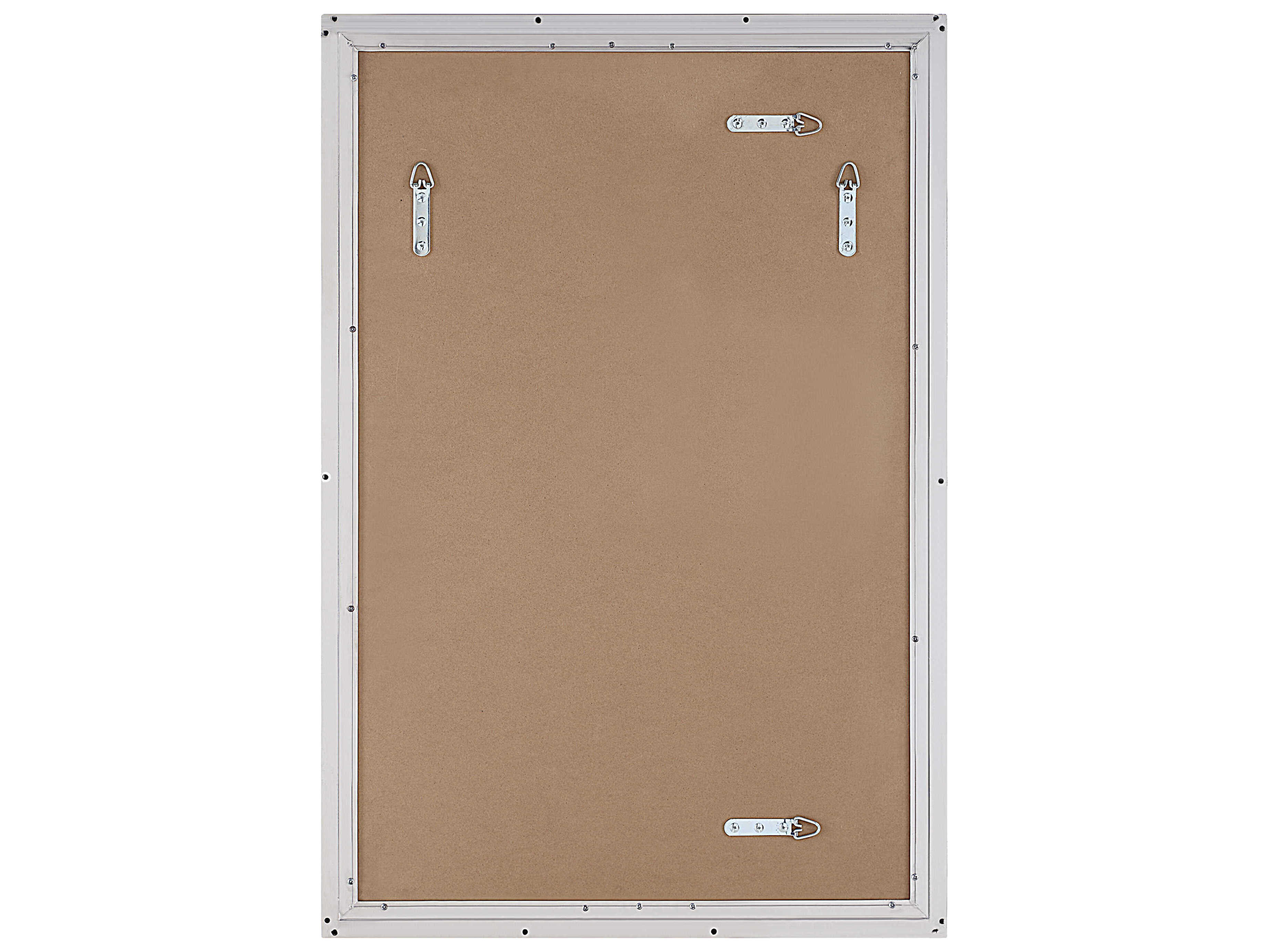 Renwil Dapia Nickel Rectangular Wall Mirror