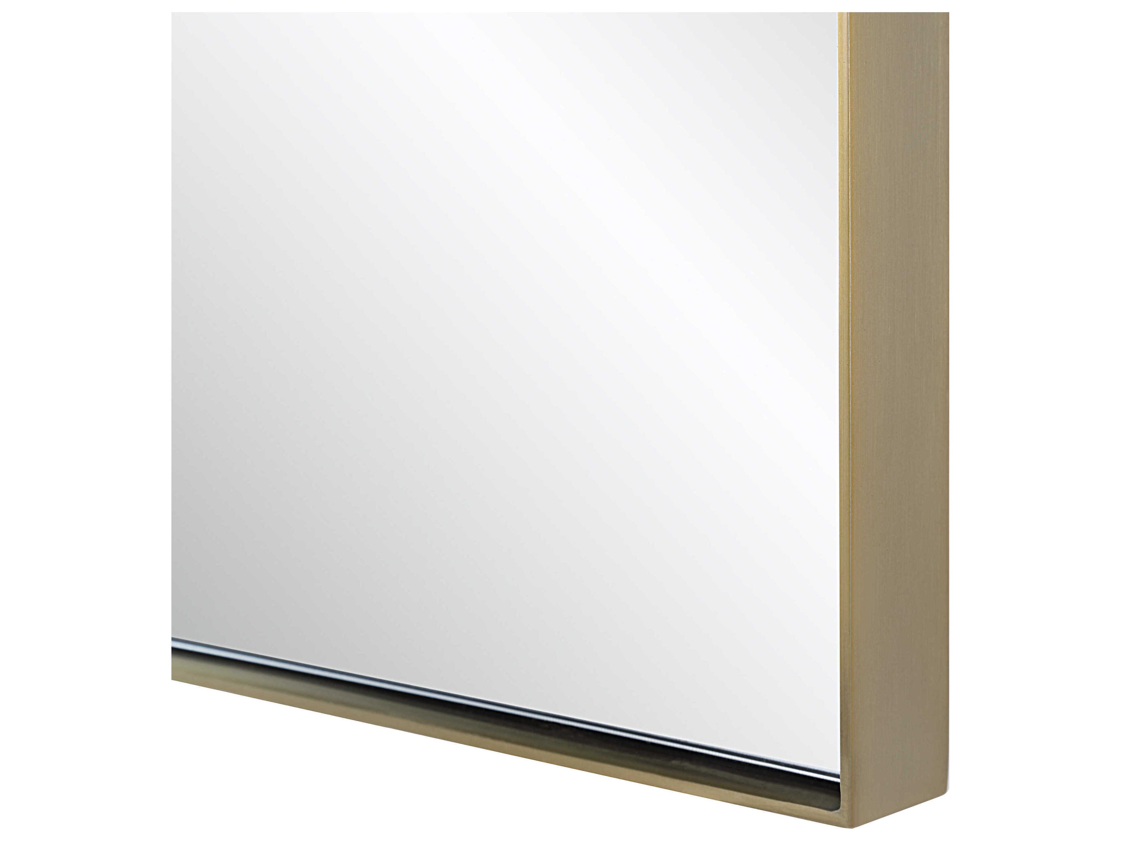 Renwil Orrin Champagne Rectangular Wall Mirror
