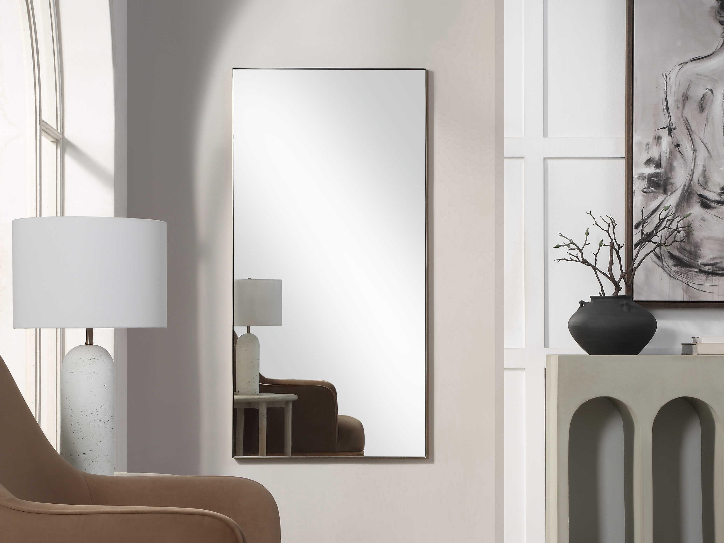 Renwil Orrin Champagne Rectangular Wall Mirror