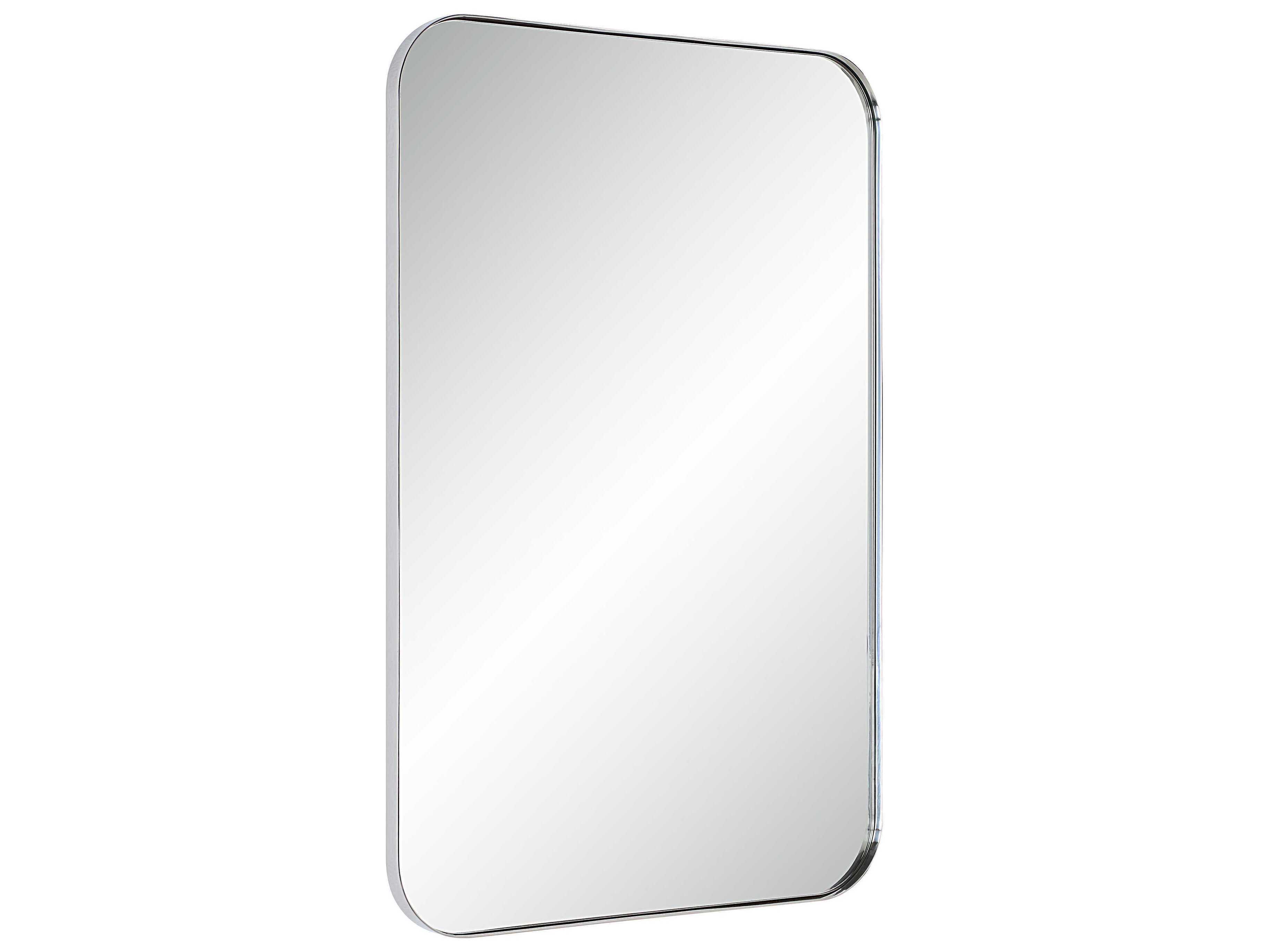 Renwil Louvas Nickel Rectangular Wall Mirror