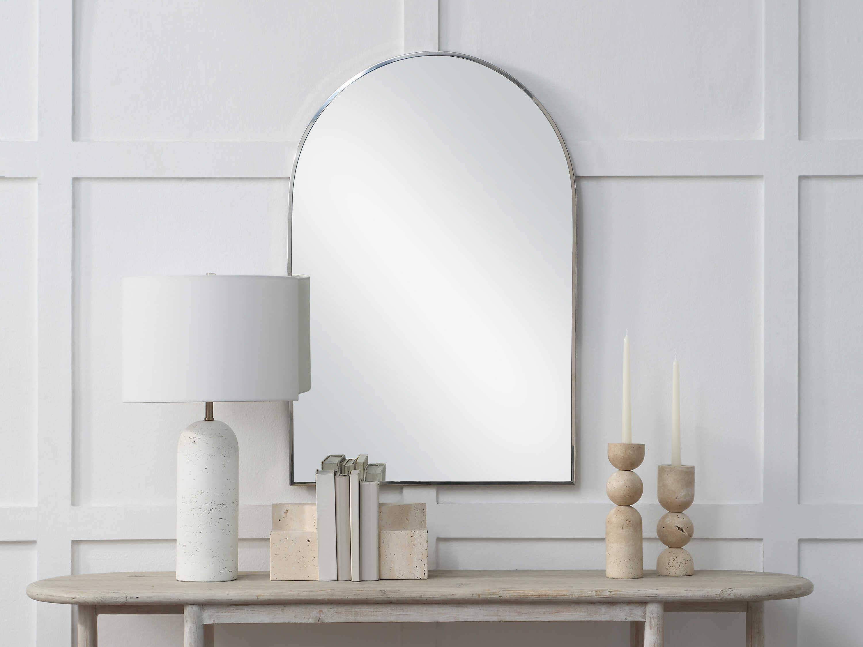 Renwil Plaka Nickel Wall Mirror