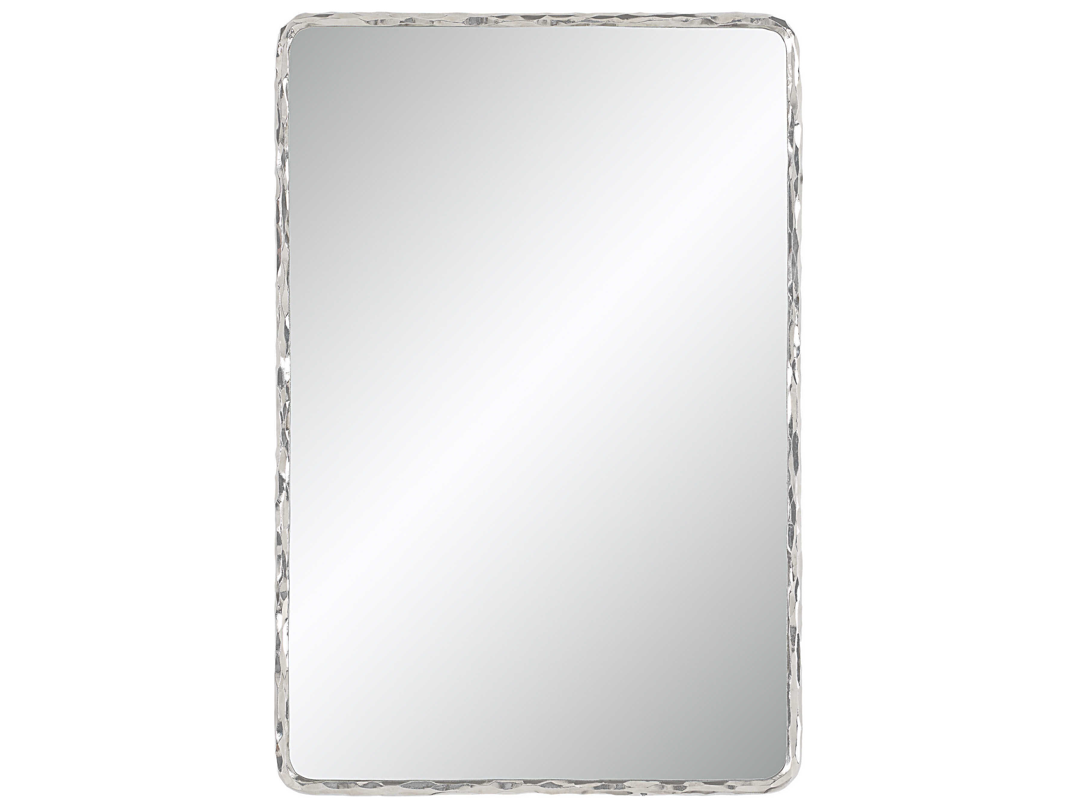 Renwil Pollonia Polished Nickel Rectangular Wall Mirror
