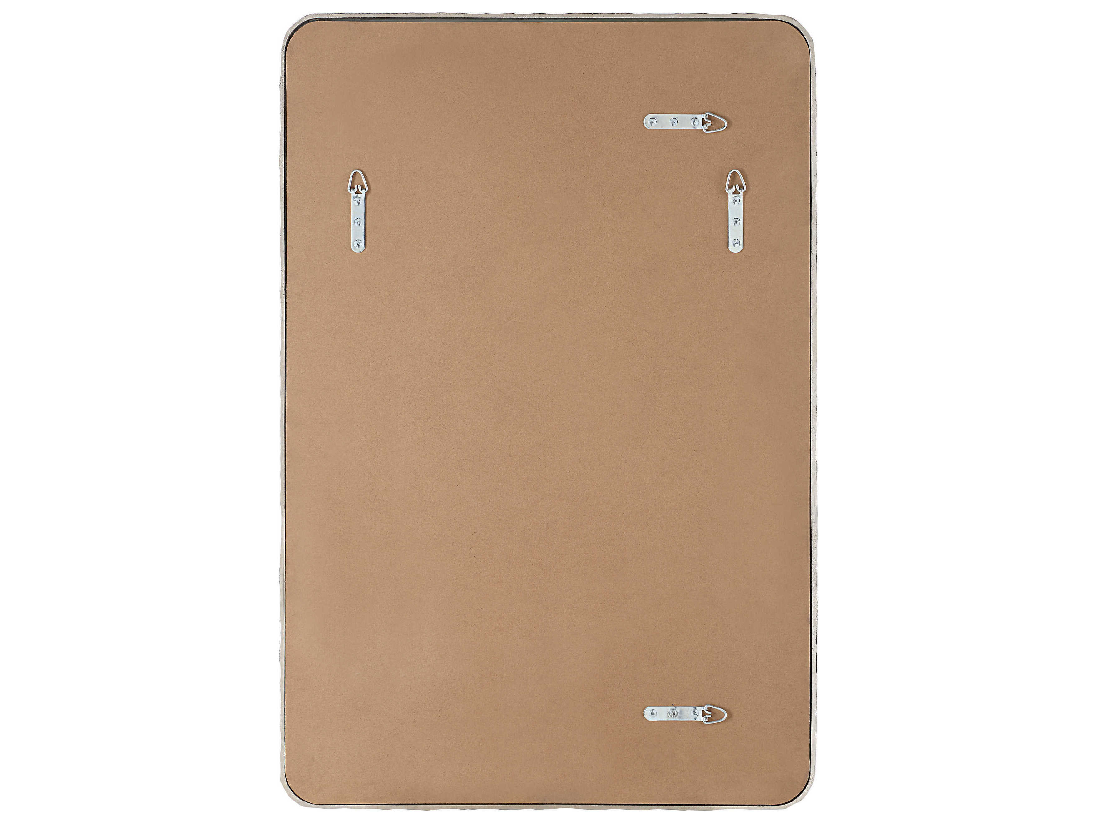 Renwil Pollonia Polished Nickel Rectangular Wall Mirror