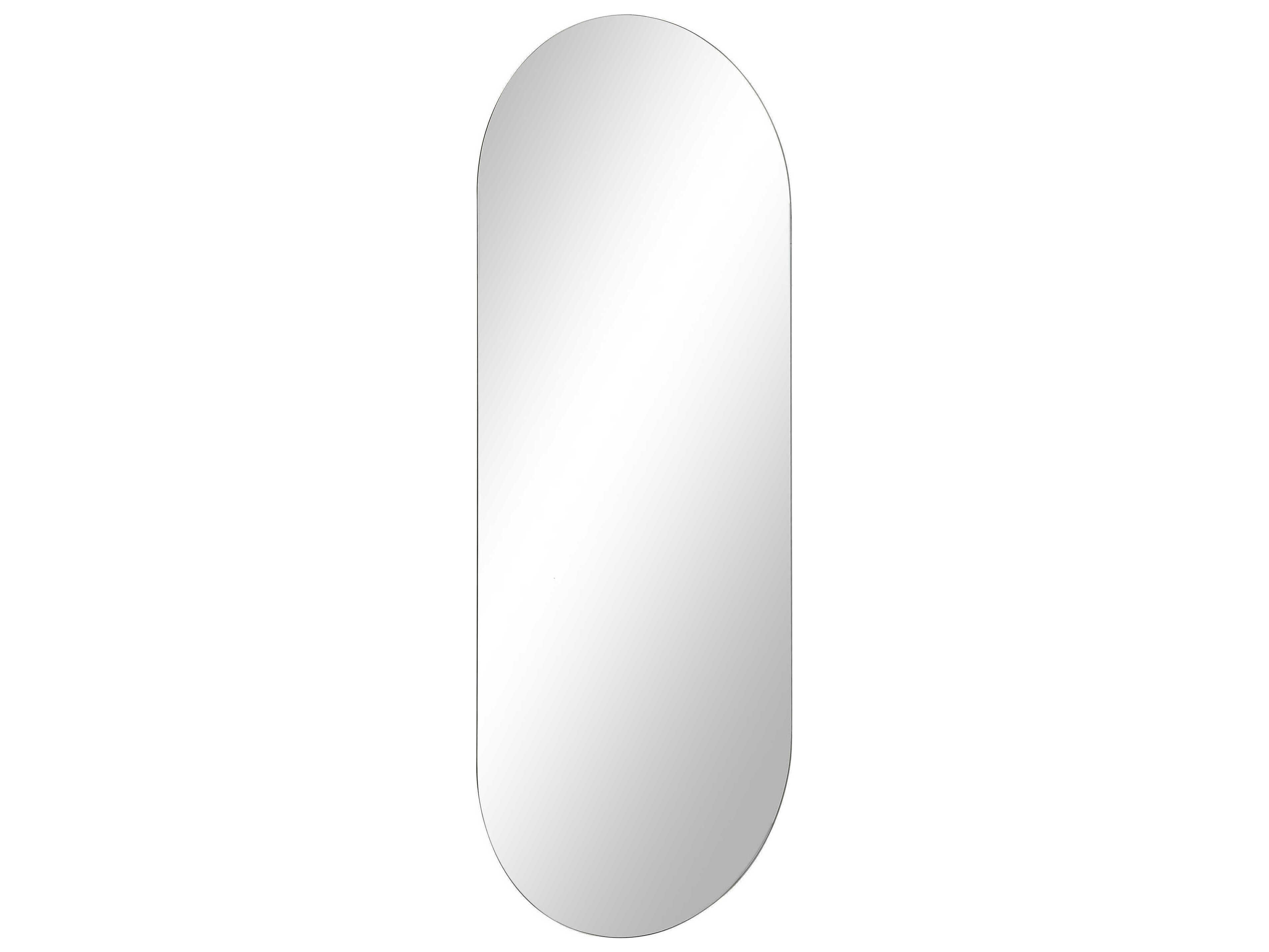 Renwil Kastelli Grey Oval Wall Mirror