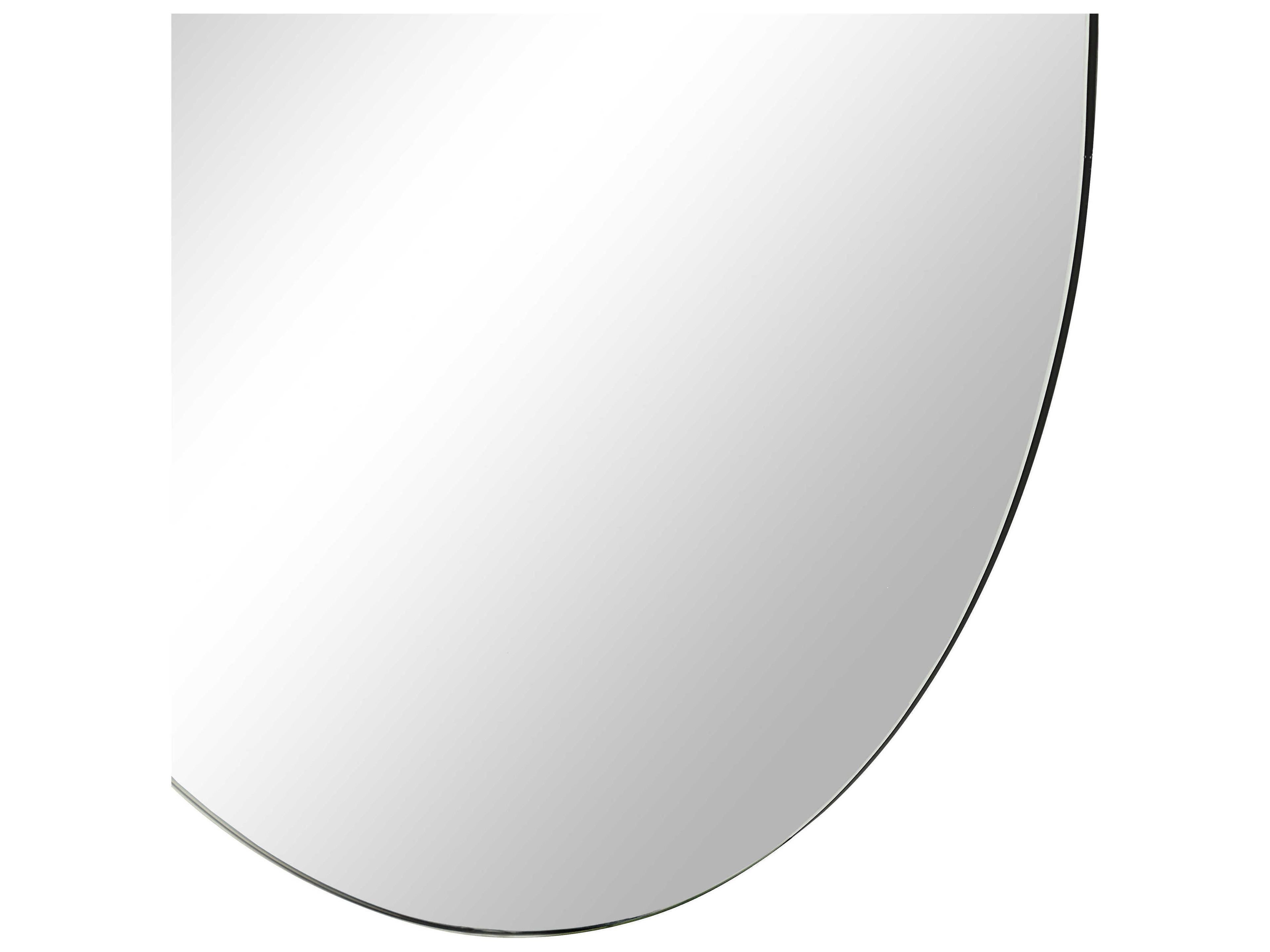 Renwil Kastelli Grey Oval Wall Mirror