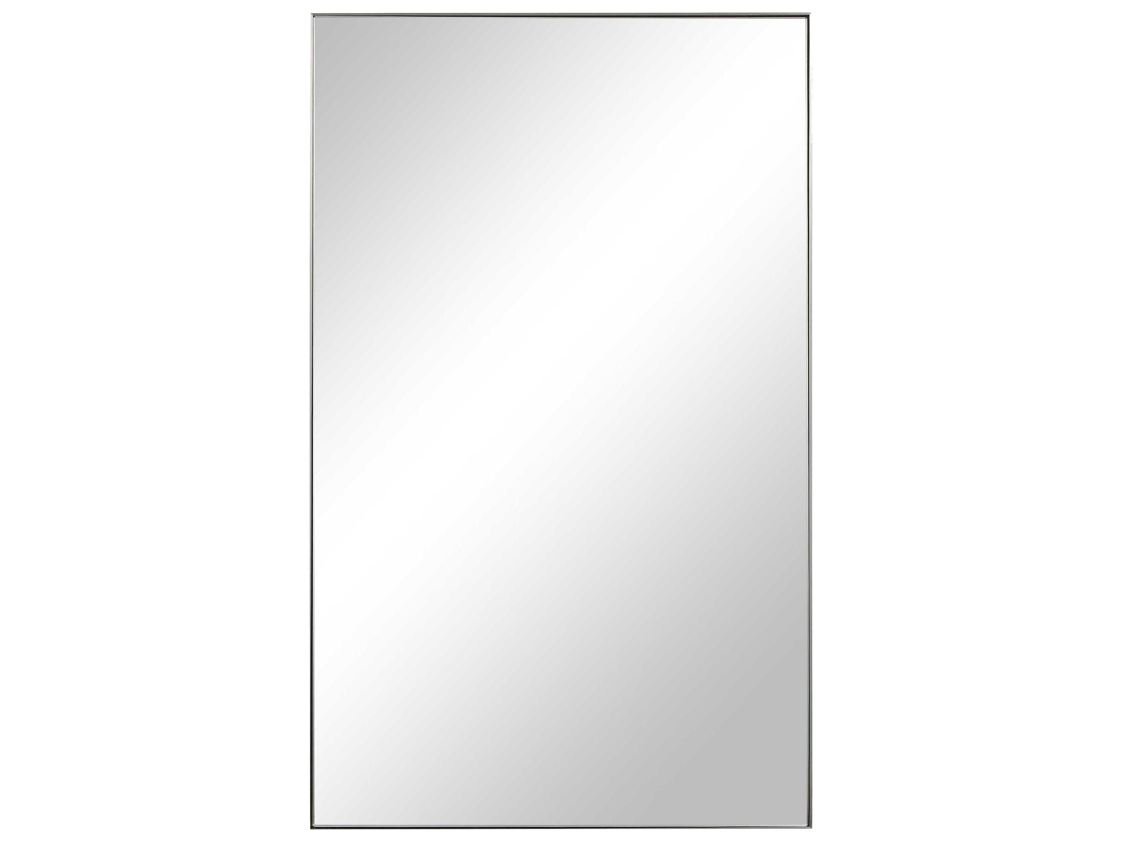 Renwil Spili Polished Nickel Rectangular Wall Mirror