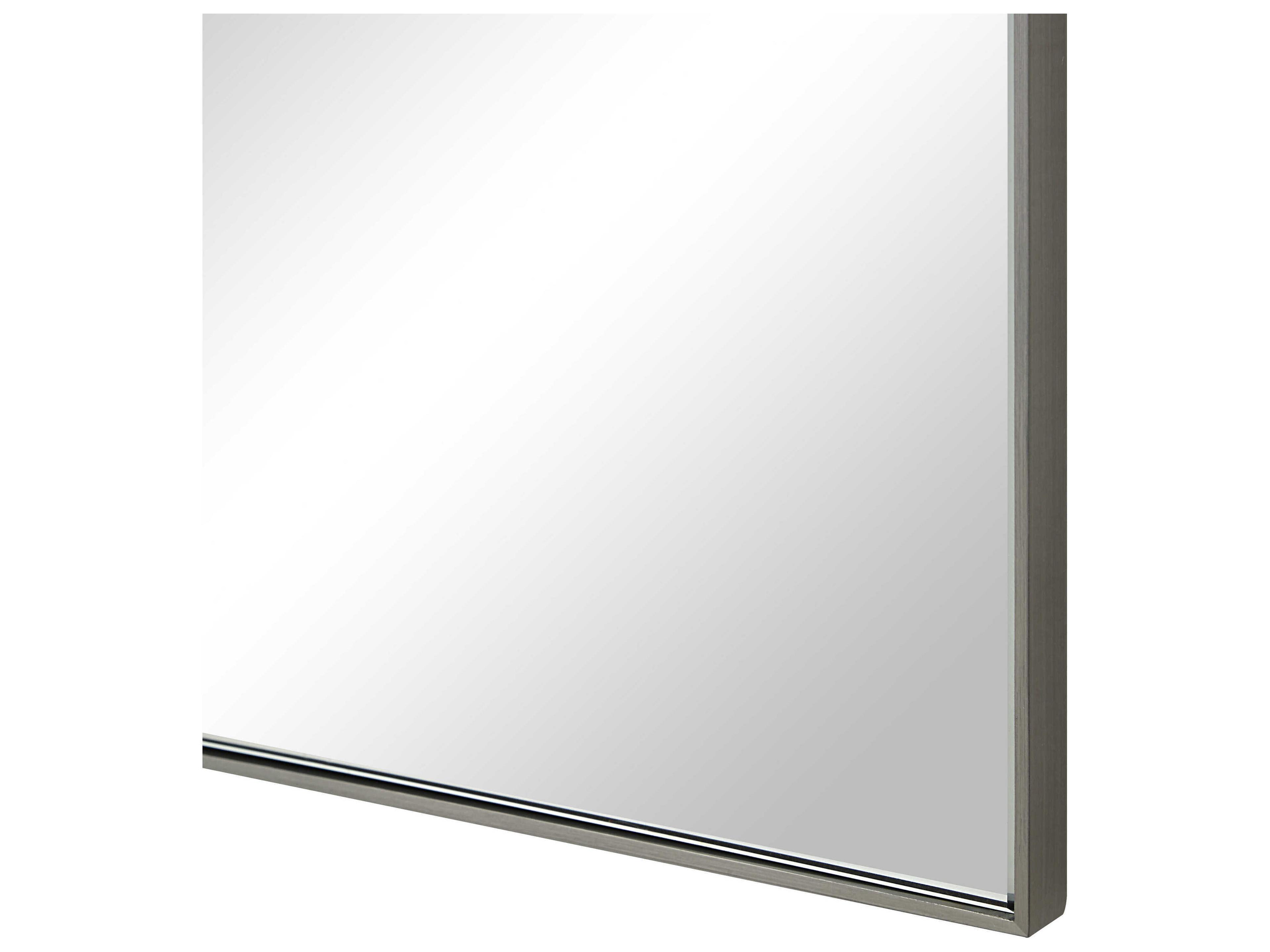 Renwil Spili Polished Nickel Rectangular Wall Mirror