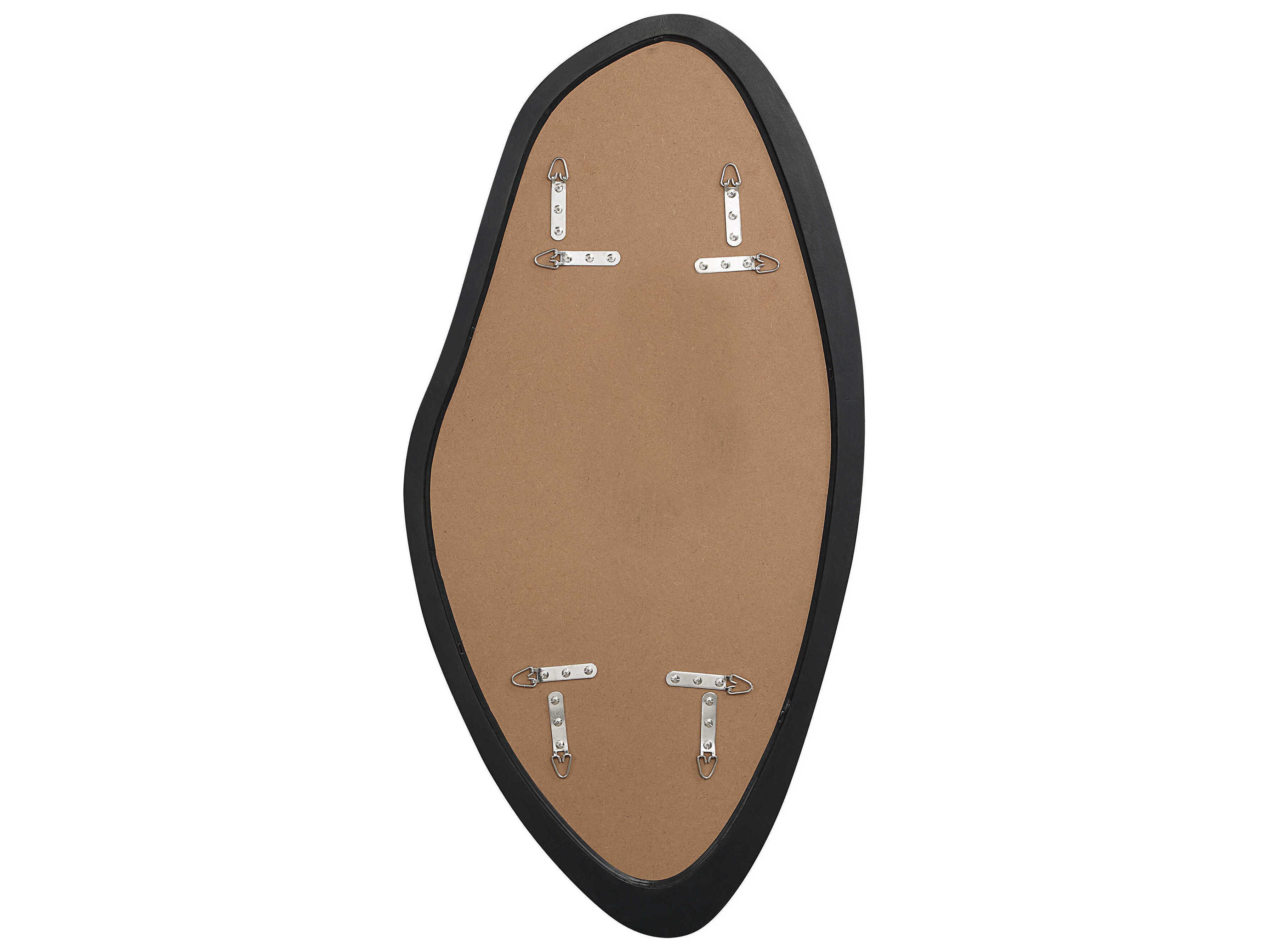 Renwil Trani Matte Black Wall Mirror