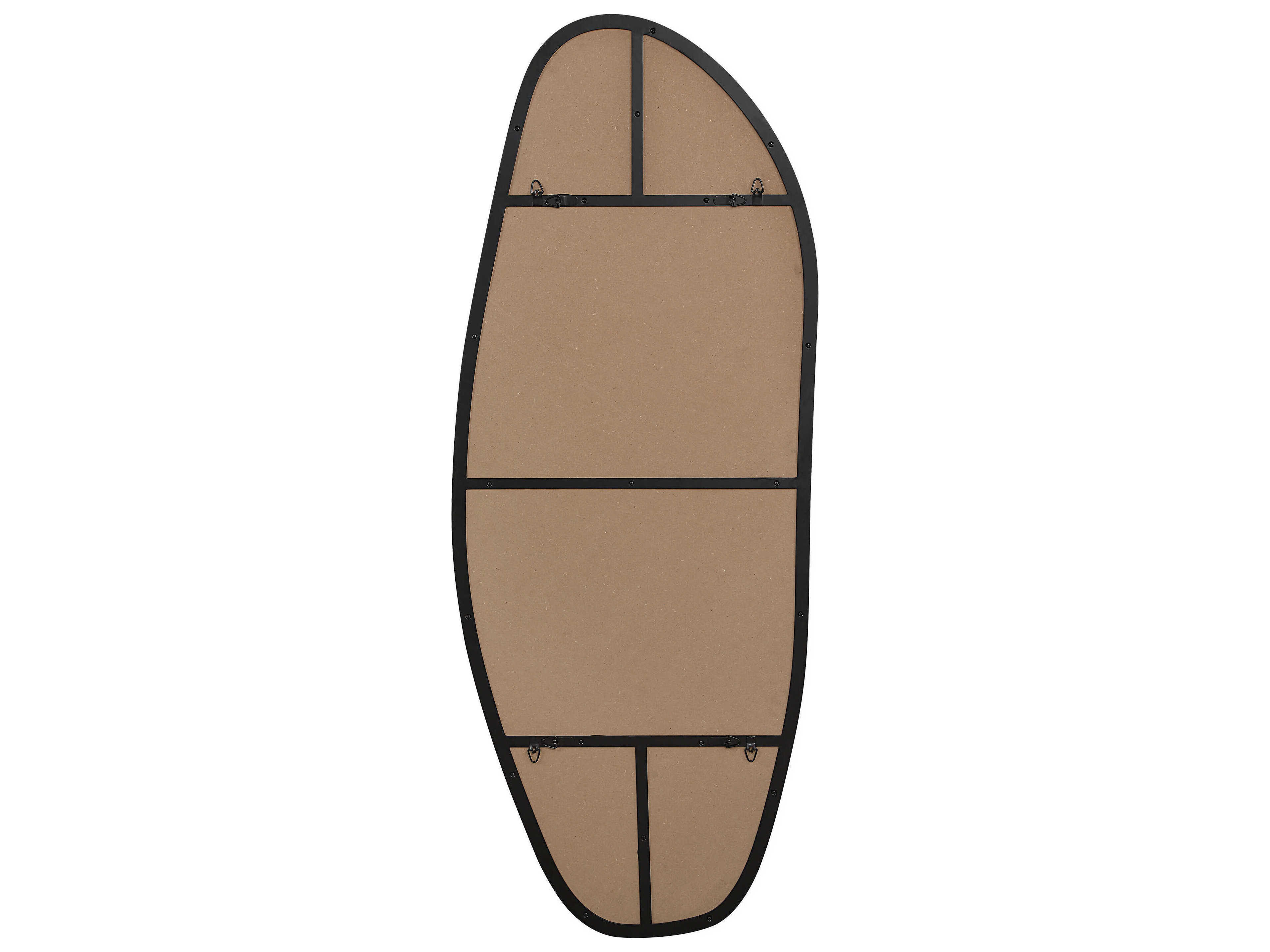 Renwil Enina Matte Black Wall Mirror