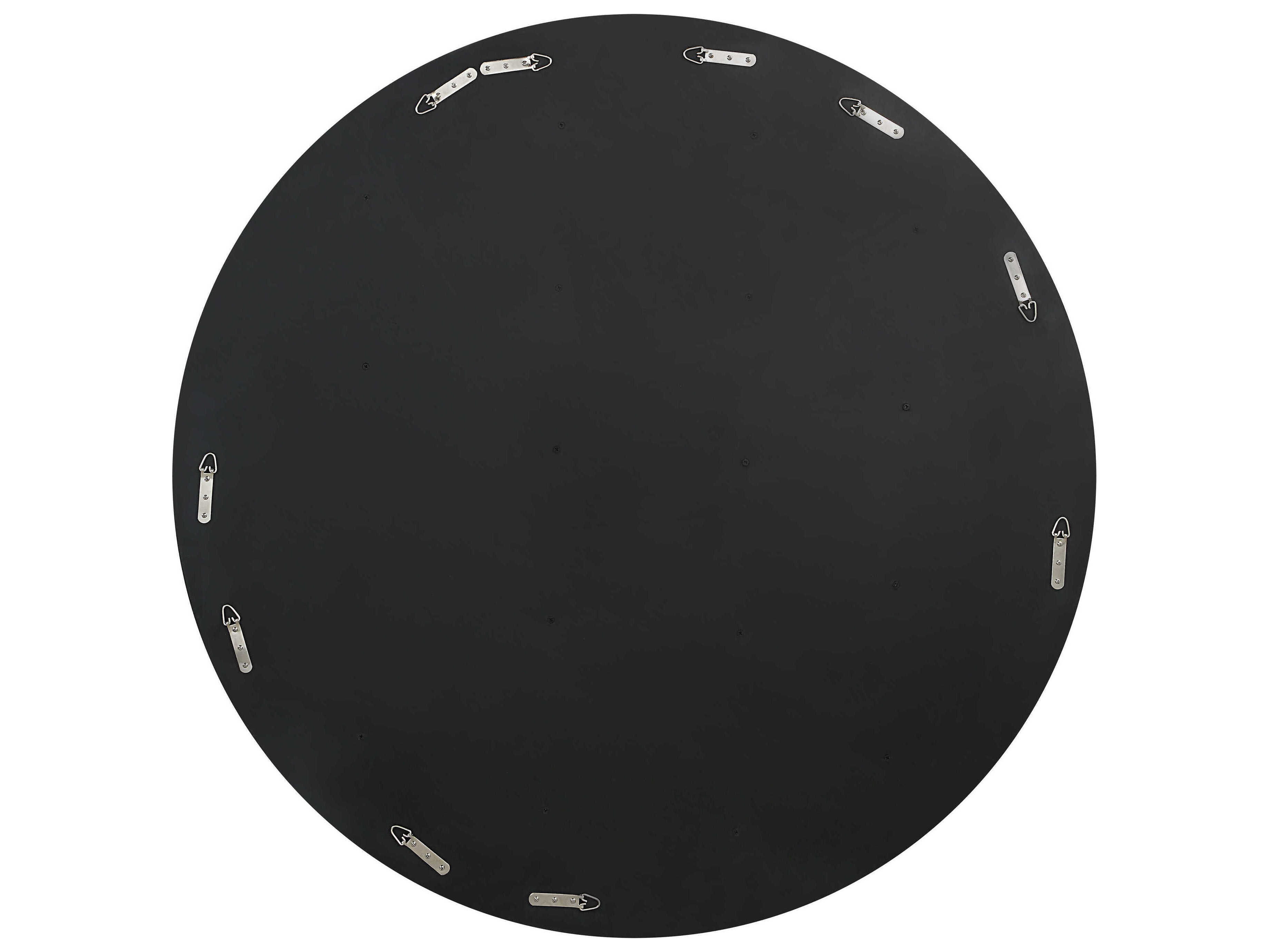 Renwil Ronda Walnut Round Wall Mirror