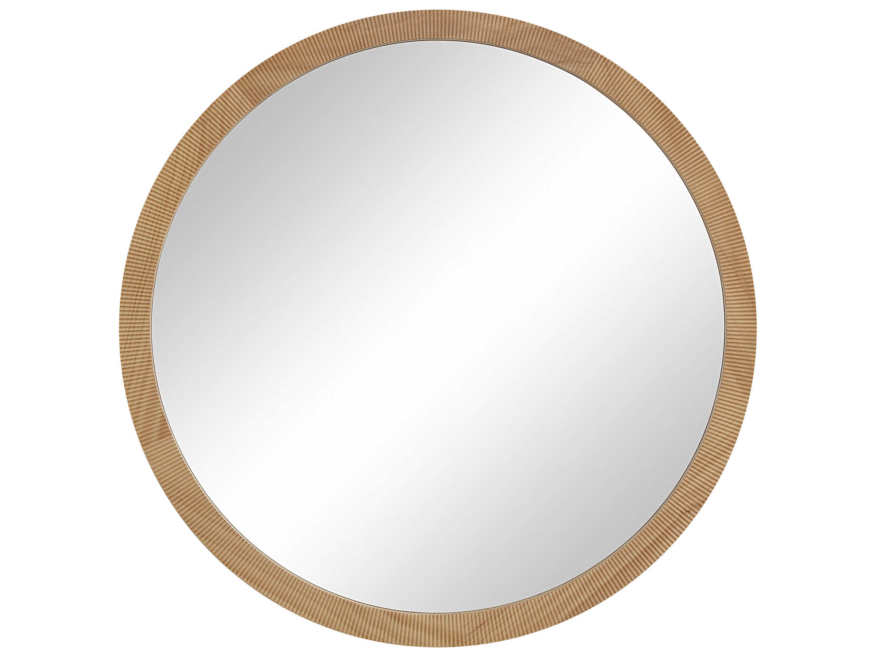 Renwil Noto Natural Round Wall Mirror