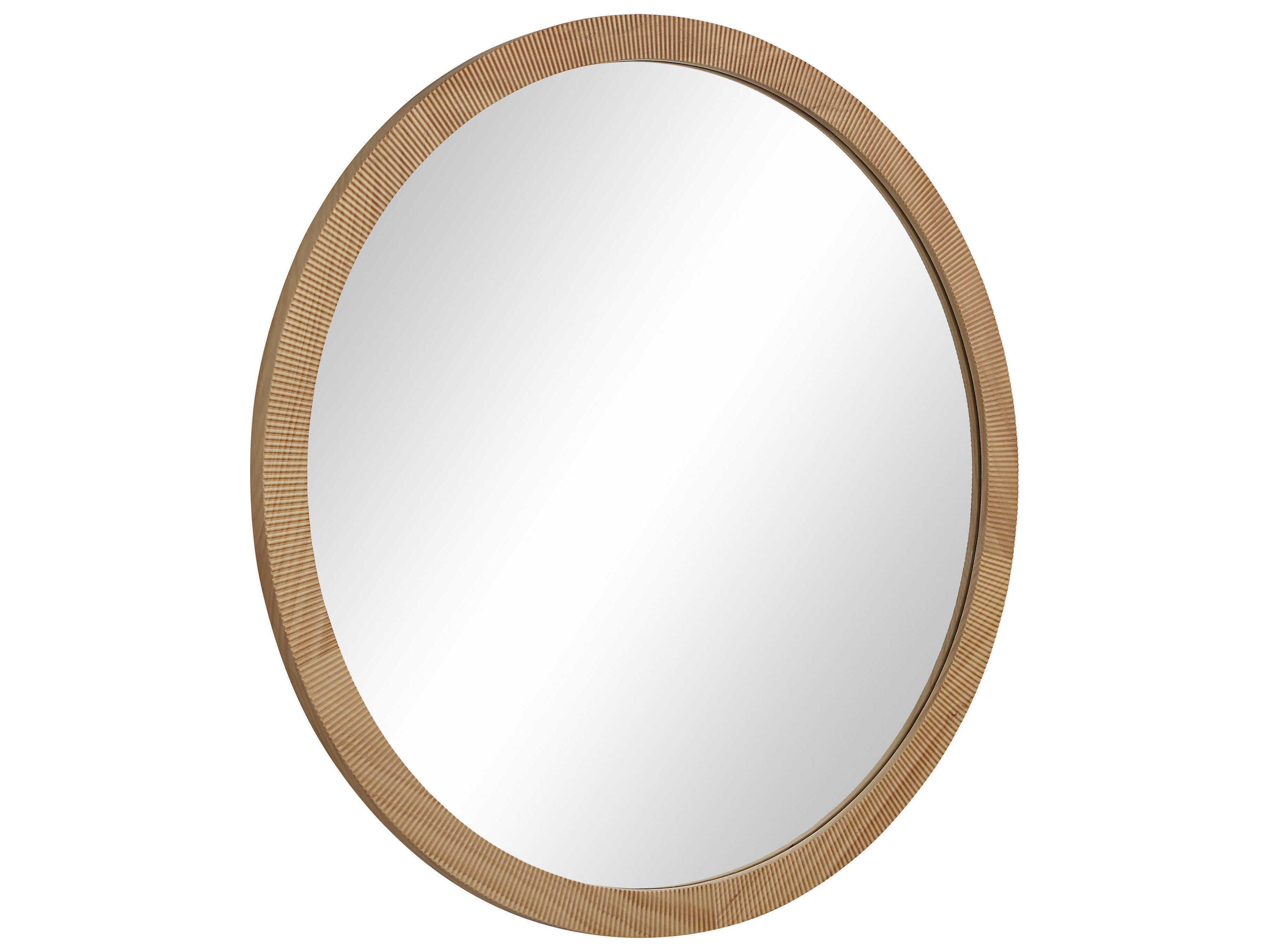 Renwil Noto Natural Round Wall Mirror
