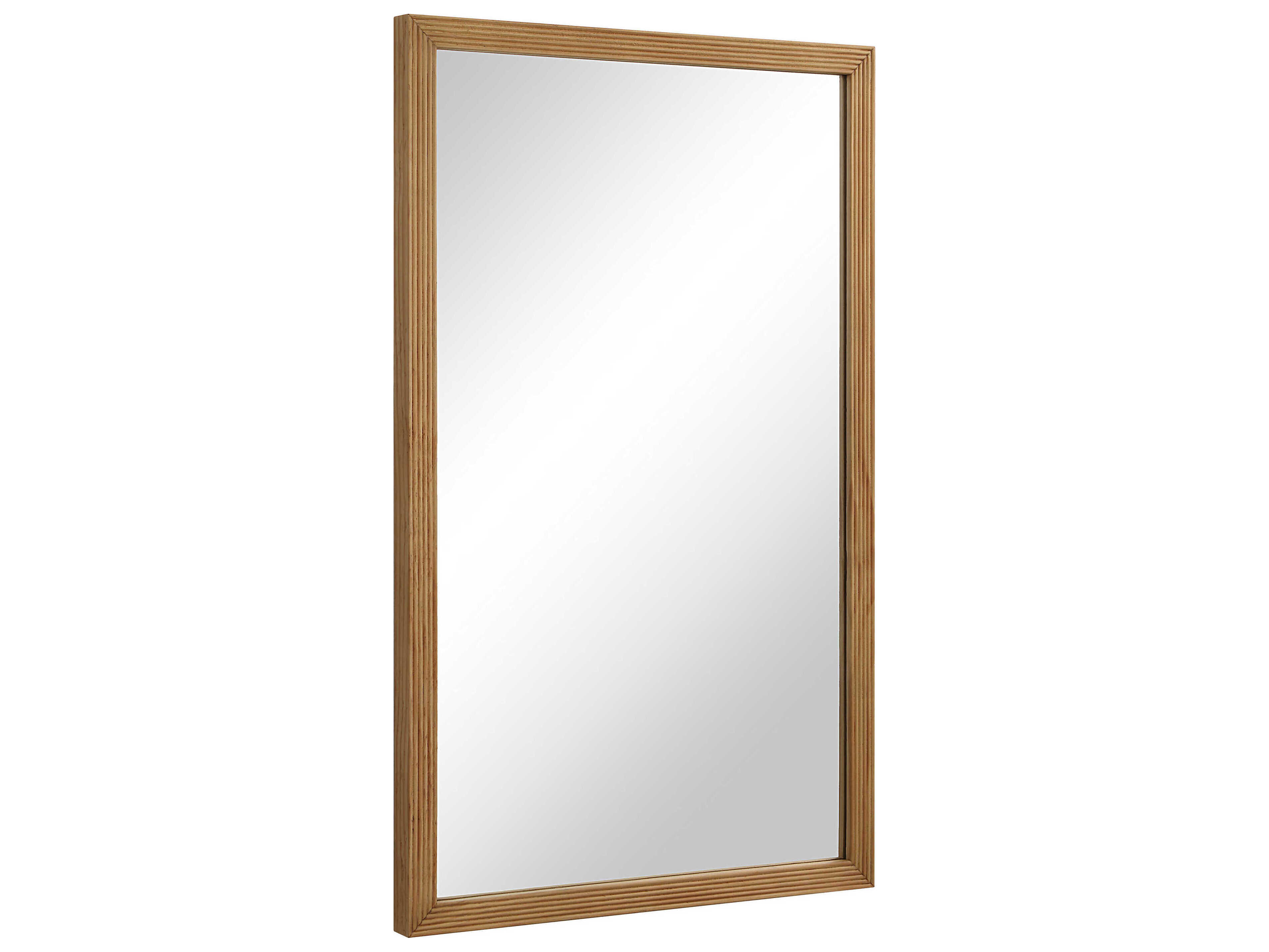 Renwil Salia Natural Rectangular Wall Mirror