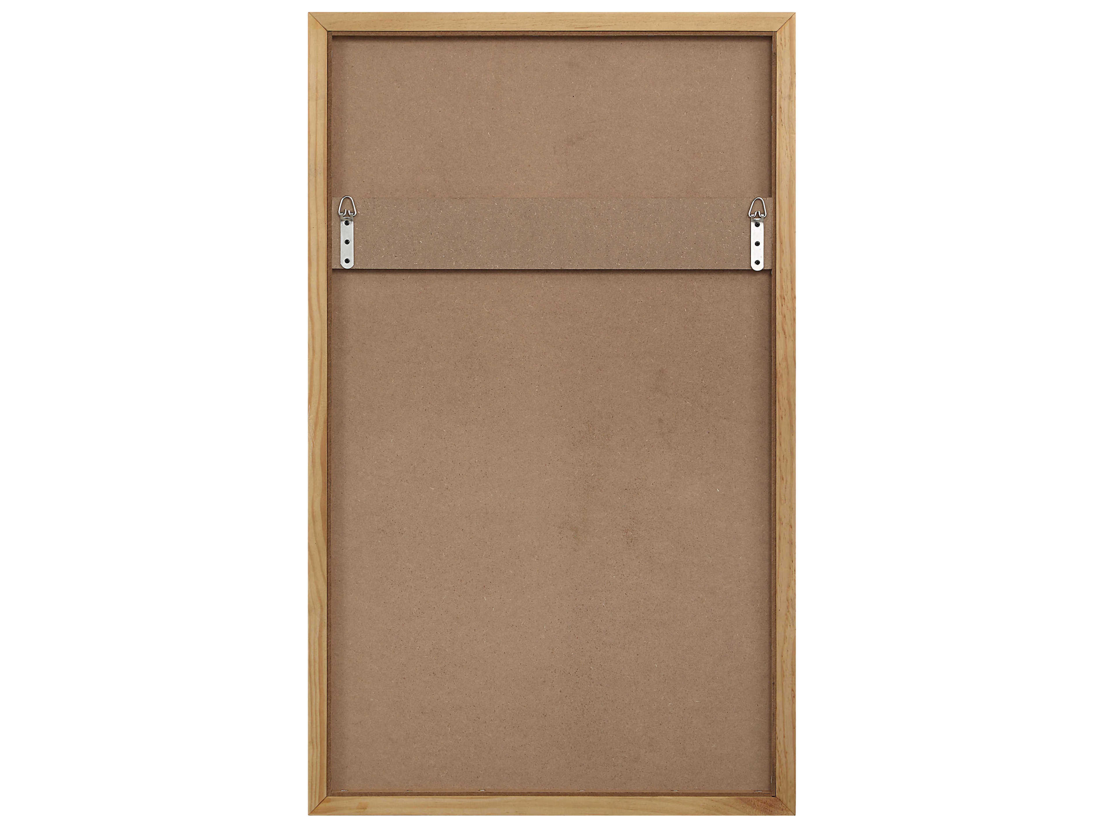 Renwil Salia Natural Rectangular Wall Mirror