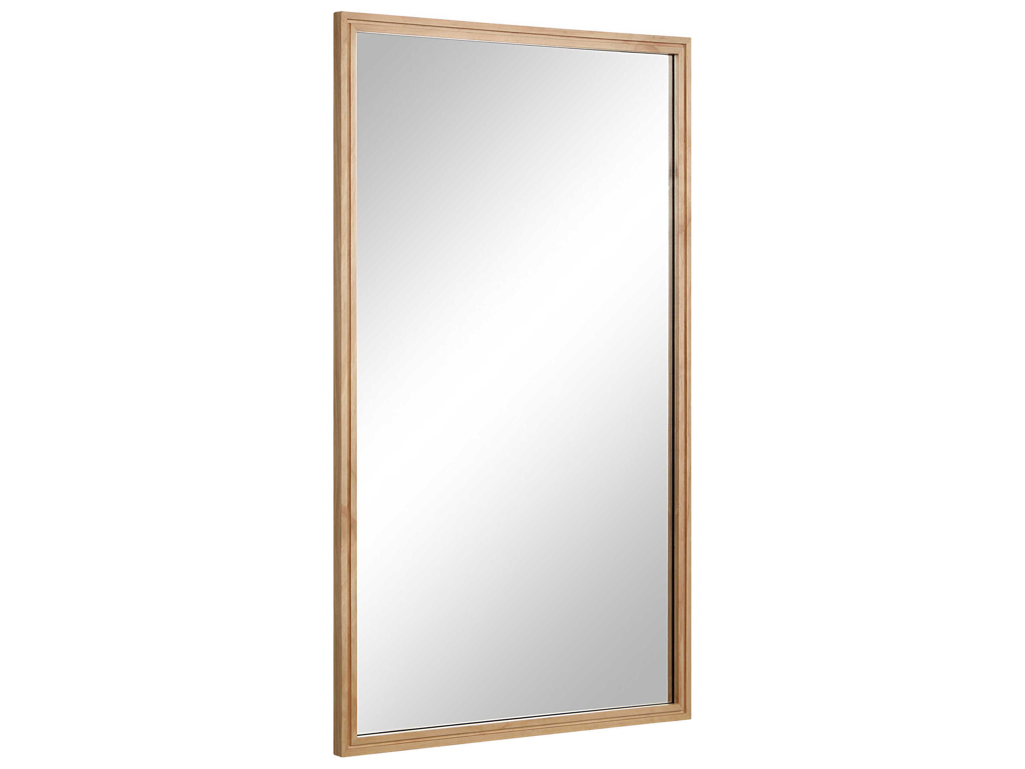 Renwil Canas Natural Rectangular Wall Mirror