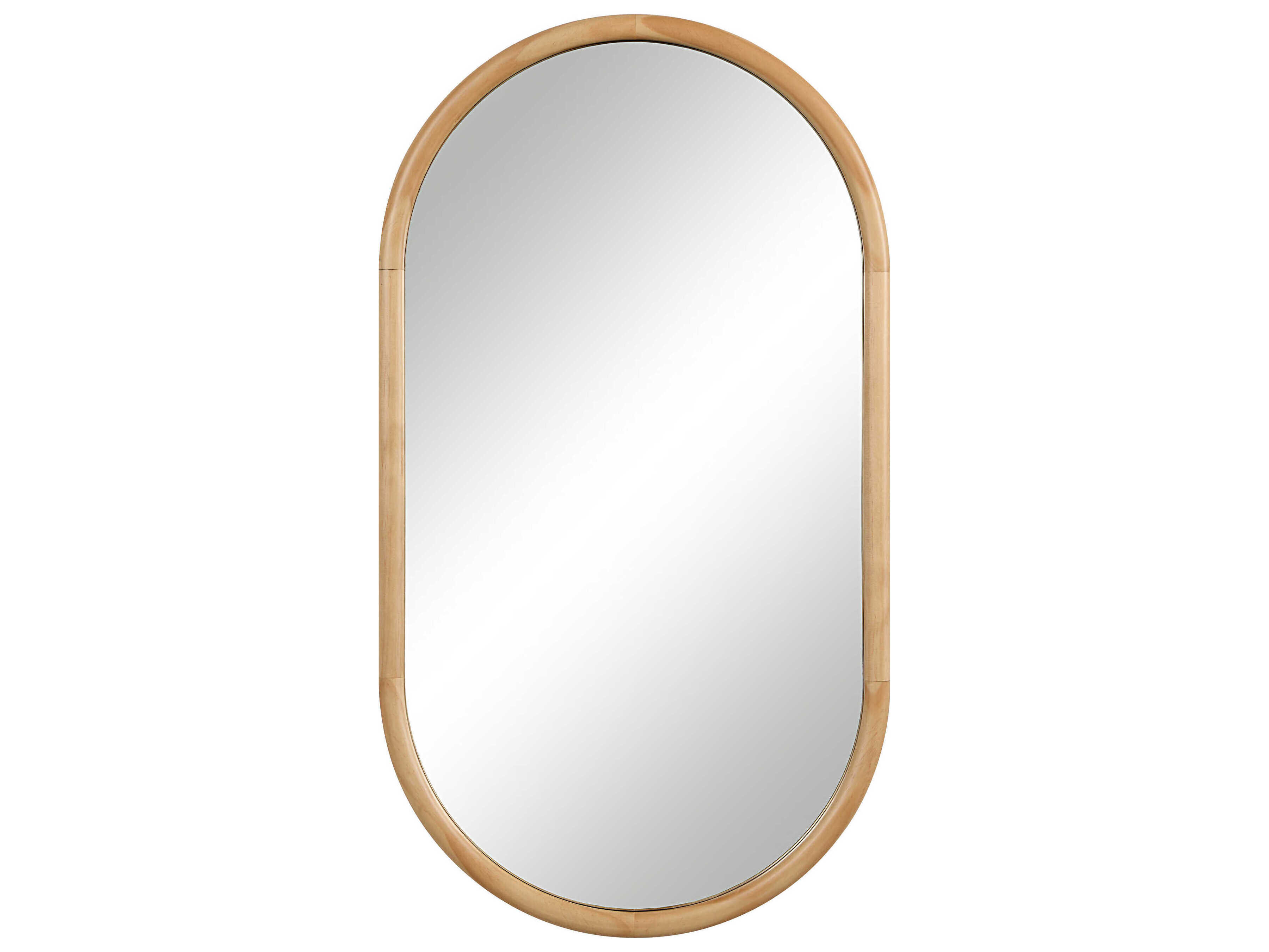 Renwil Puno Natural Oval Wall Mirror