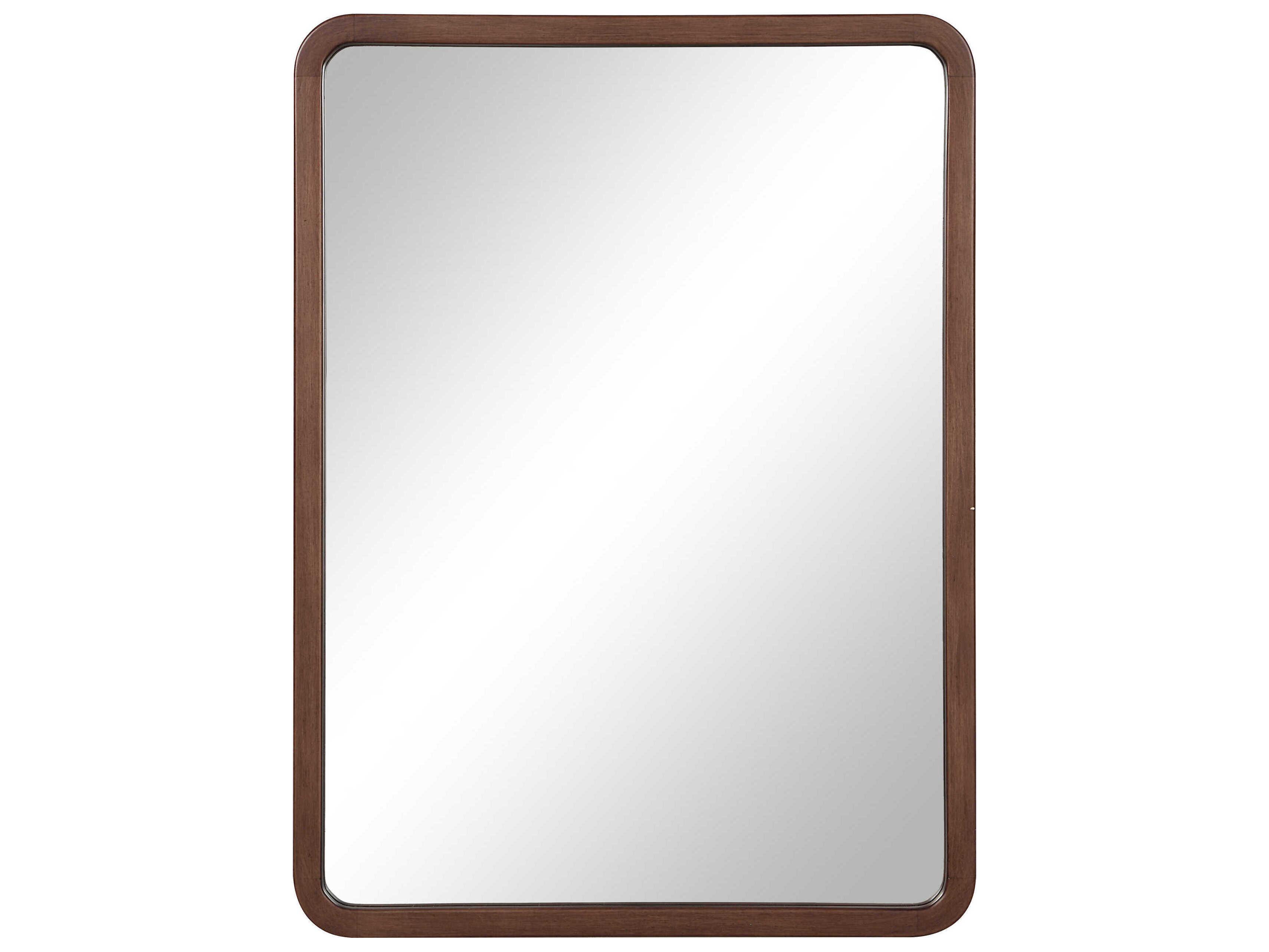 Renwil Tacna Walnut Rectangular Wall Mirror