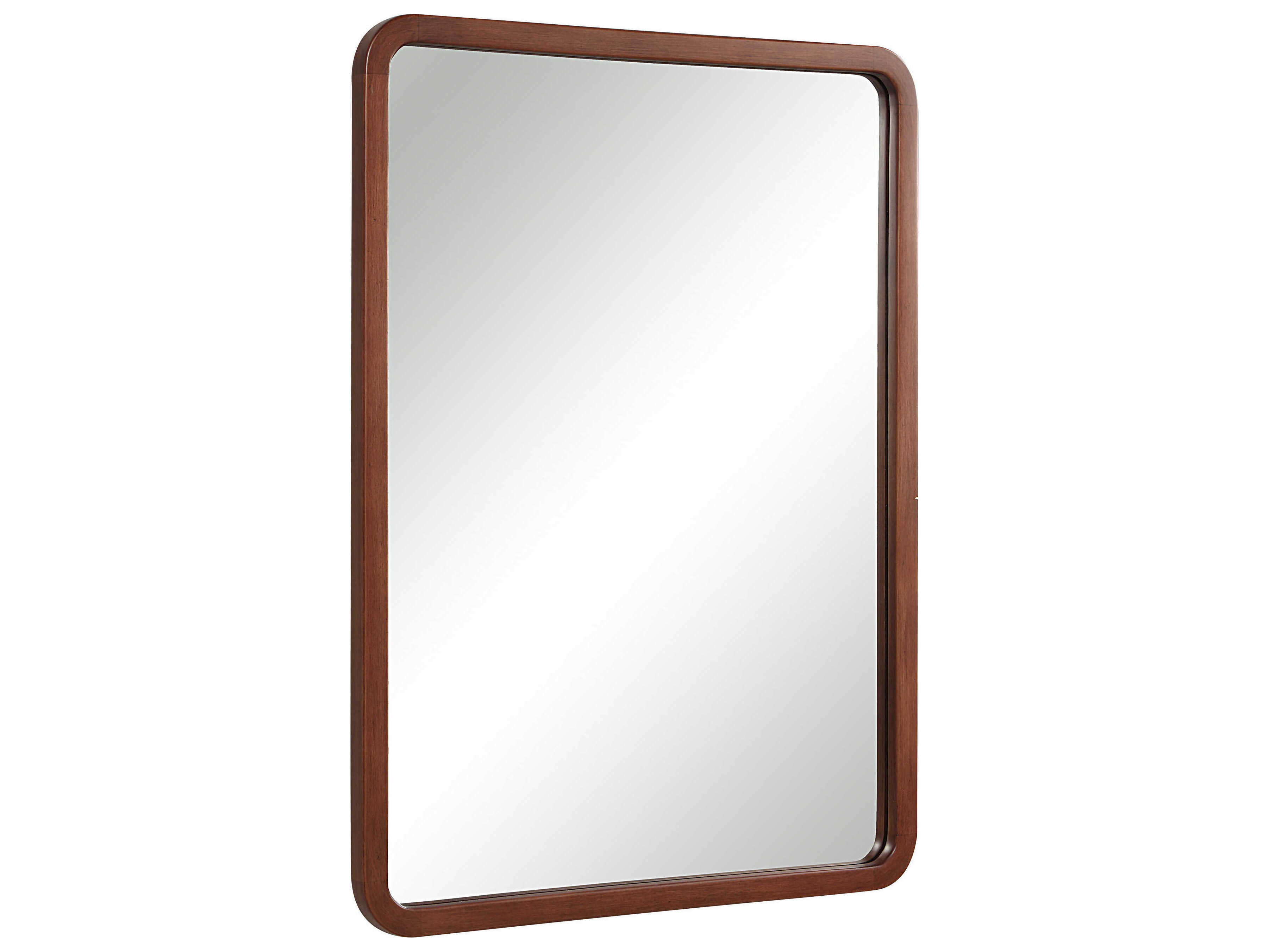 Renwil Tacna Walnut Rectangular Wall Mirror
