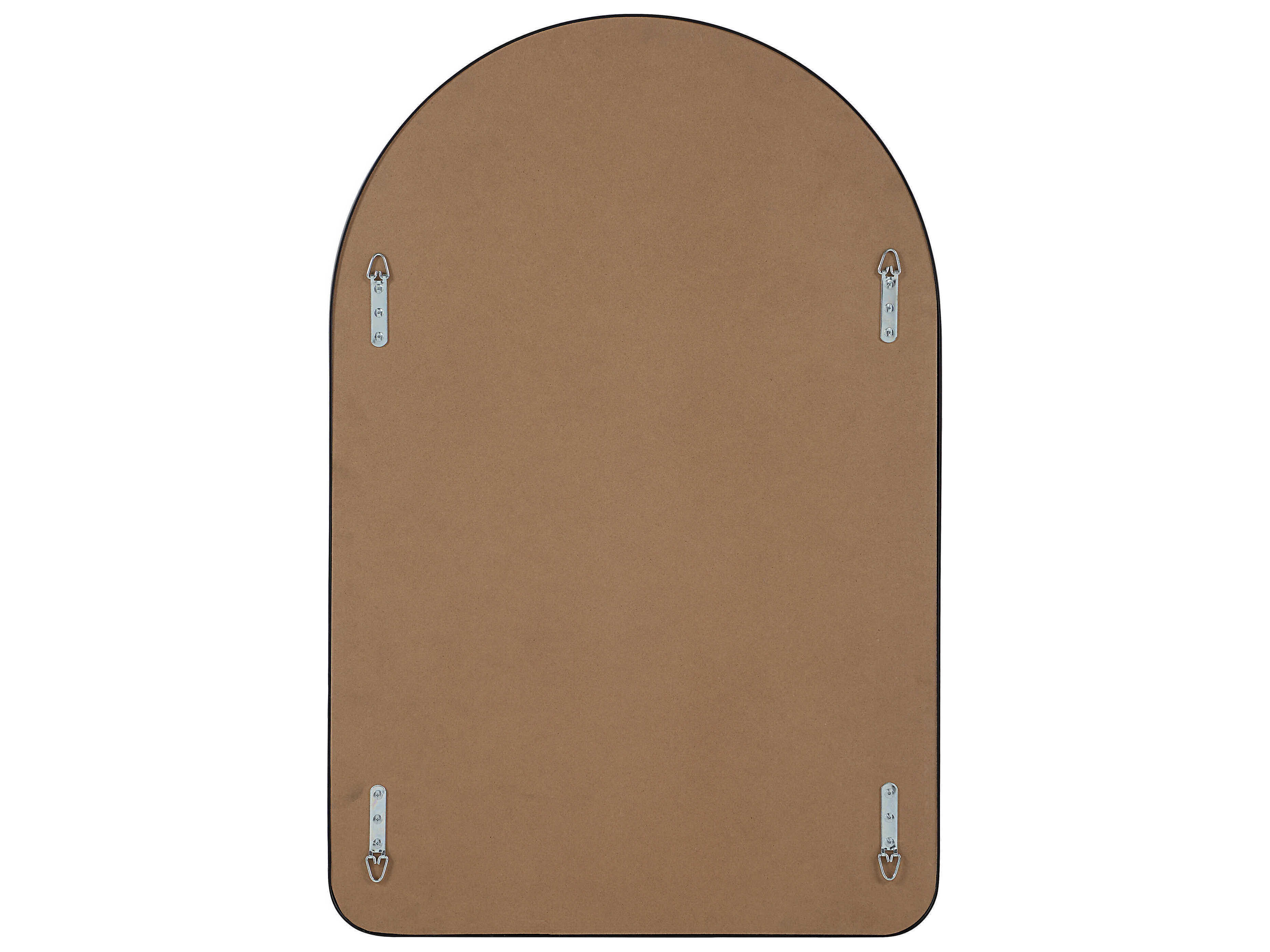 Renwil Cascais Matte Black Wall Mirror