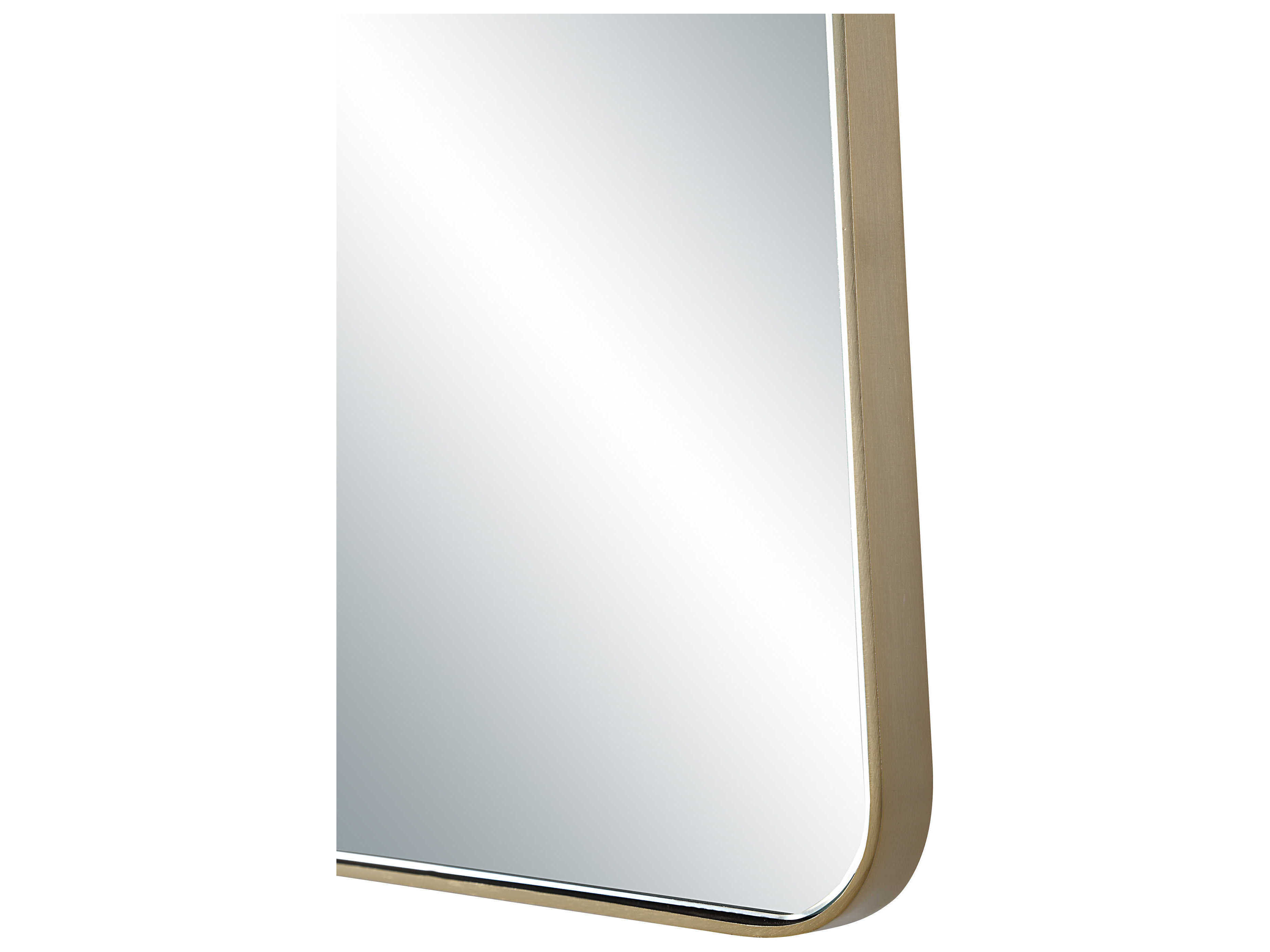 Renwil Miley Champagne Rectangular Wall Mirror