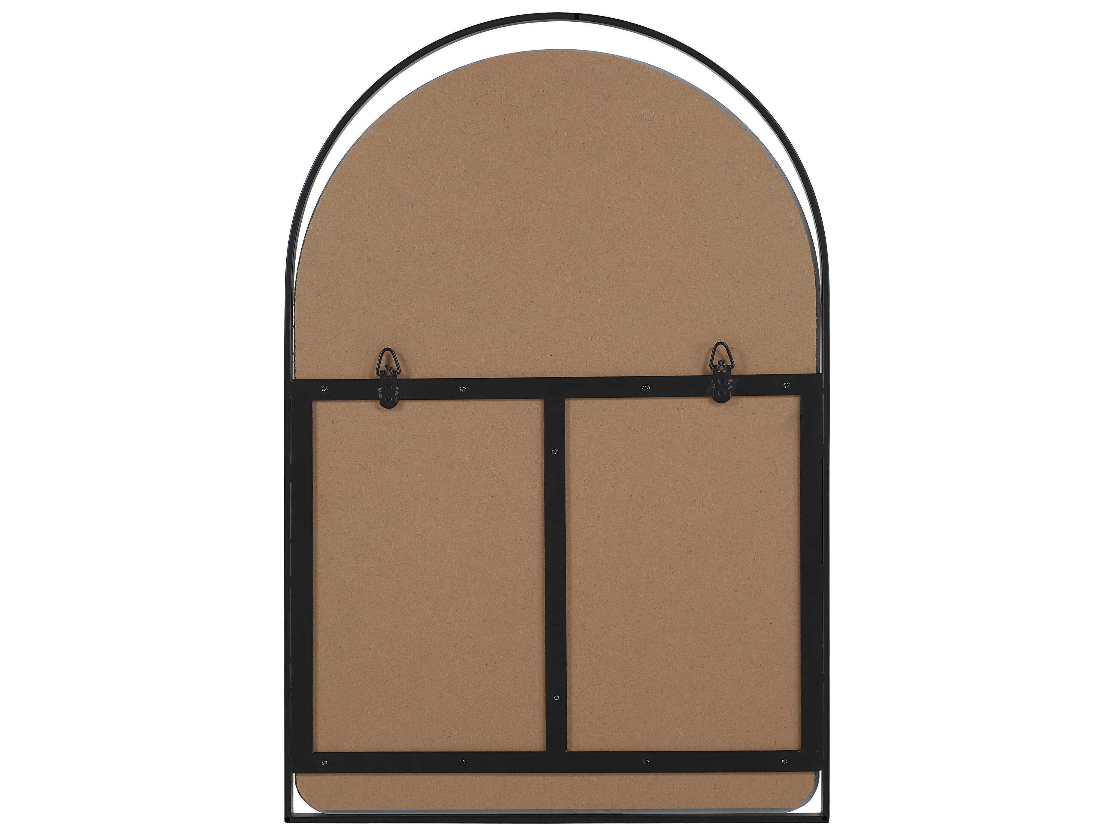 Renwil Maniola Matte Black Wall Mirror