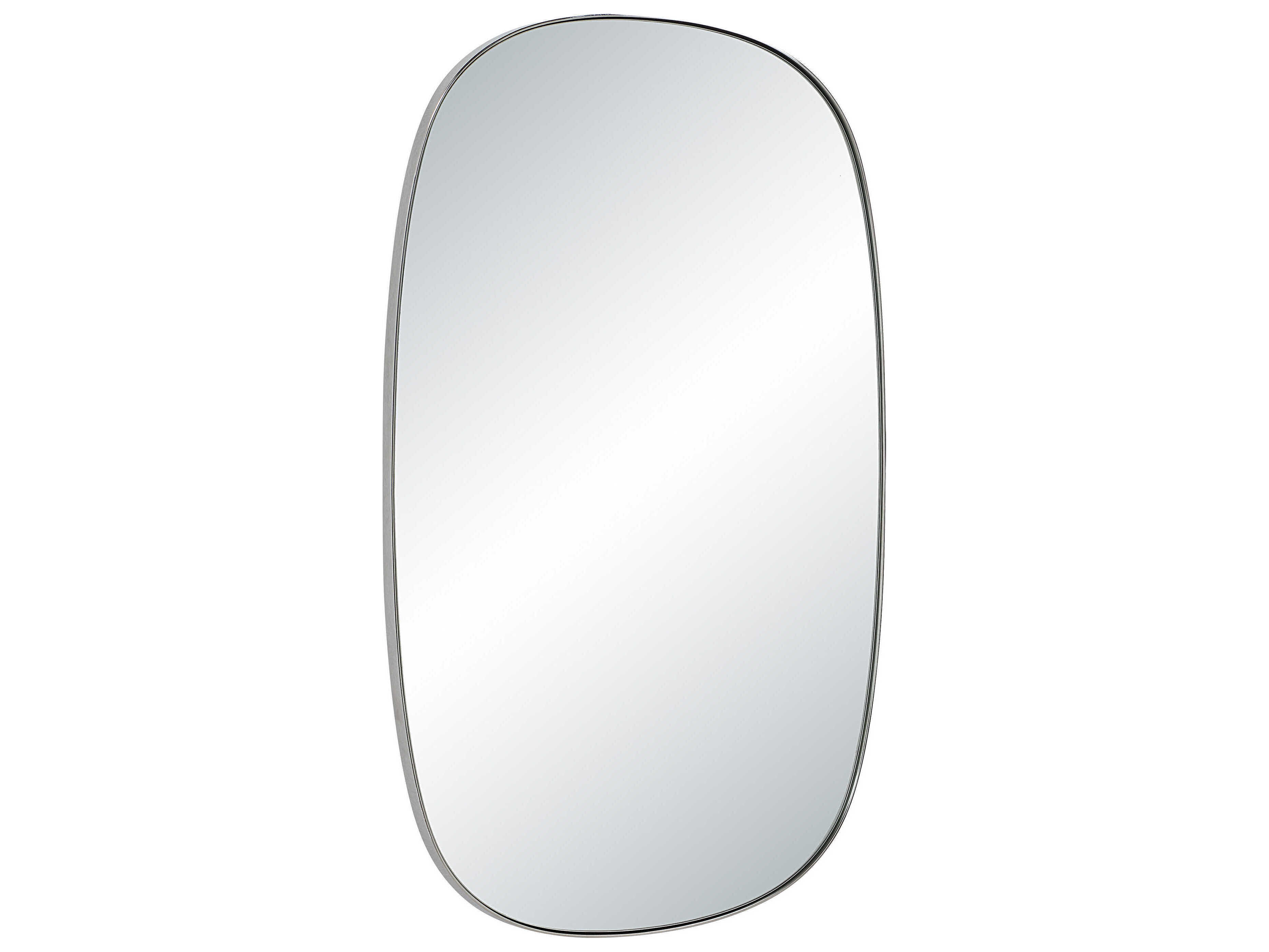 Renwil Talco Polished Nickel Oval Wall Mirror