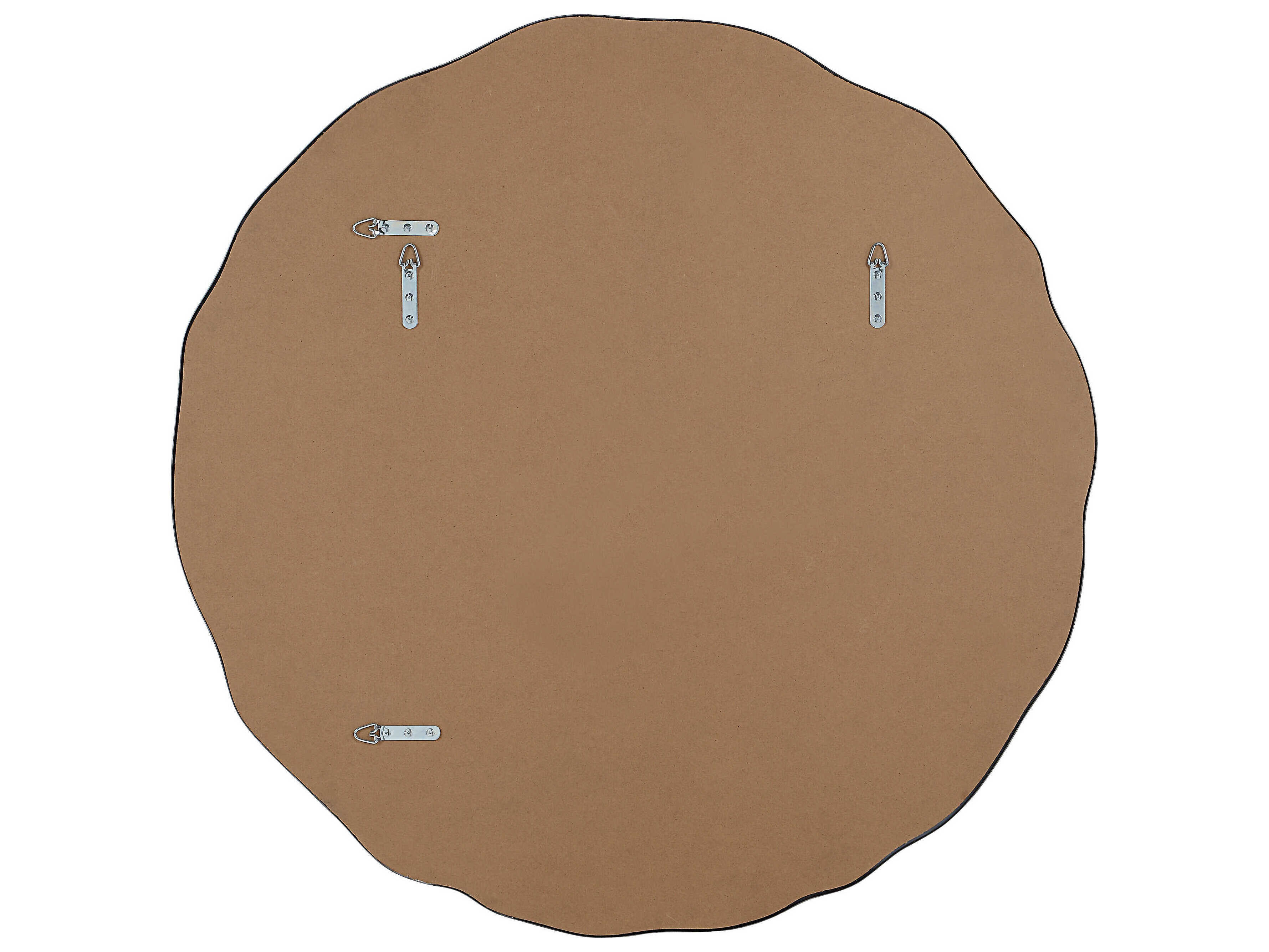 Renwil Knox Antique Nickel Round Wall Mirror