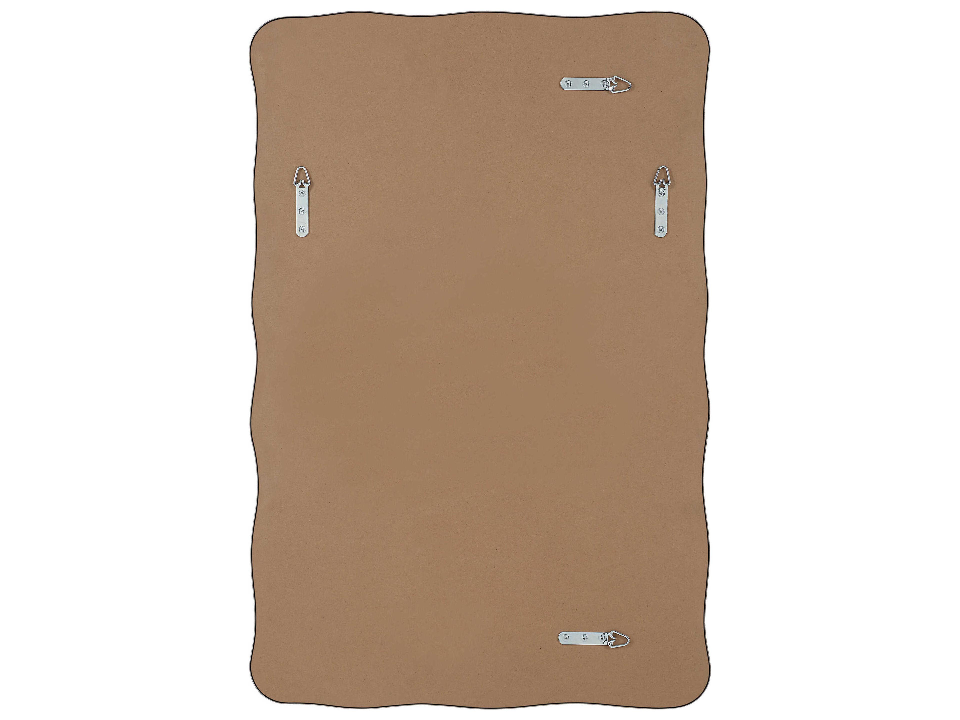 Renwil Balsa Antique Nickel Rectangular Wall Mirror