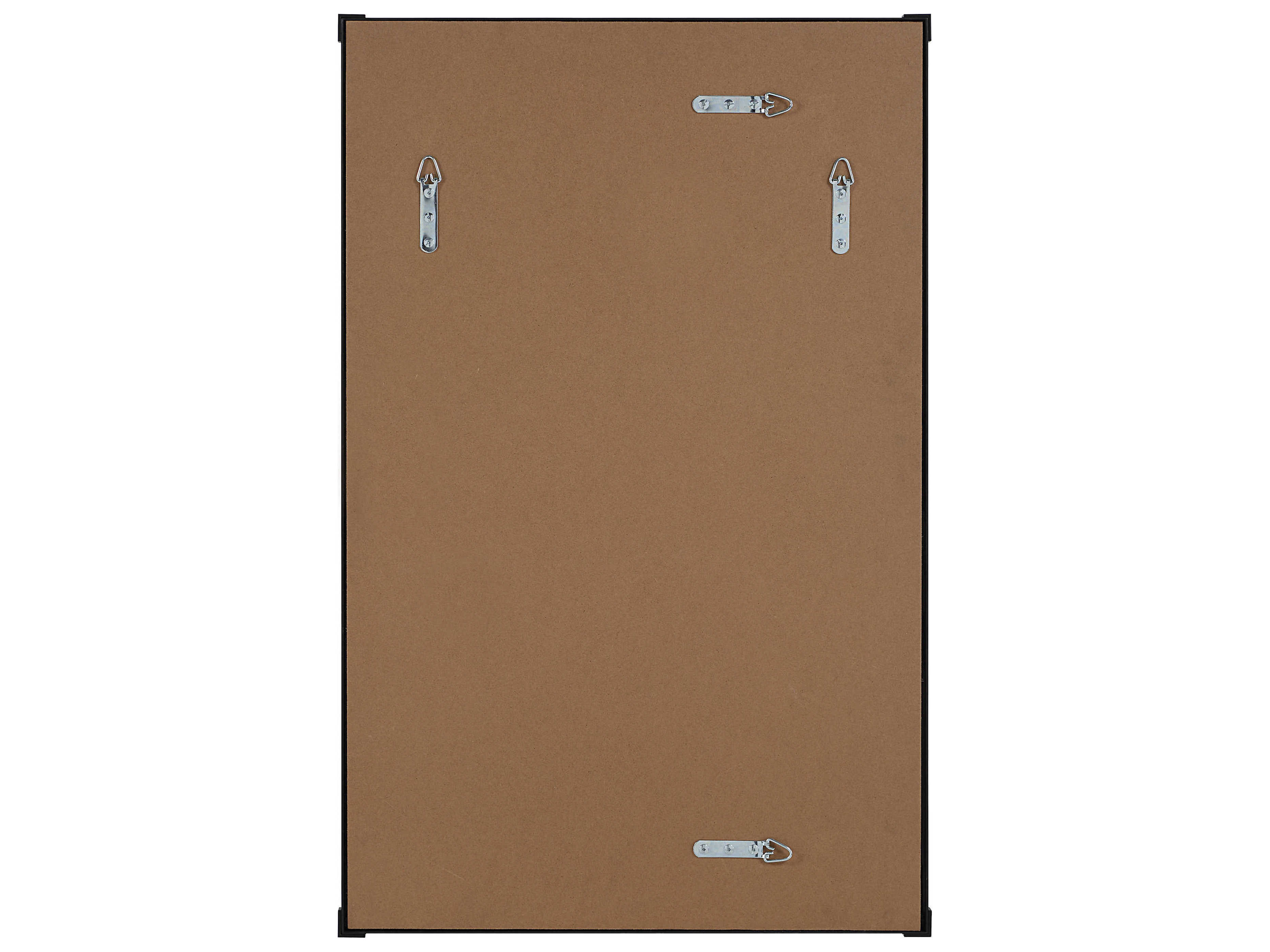 Renwil Kauri Matte Black Rectangular Wall Mirror