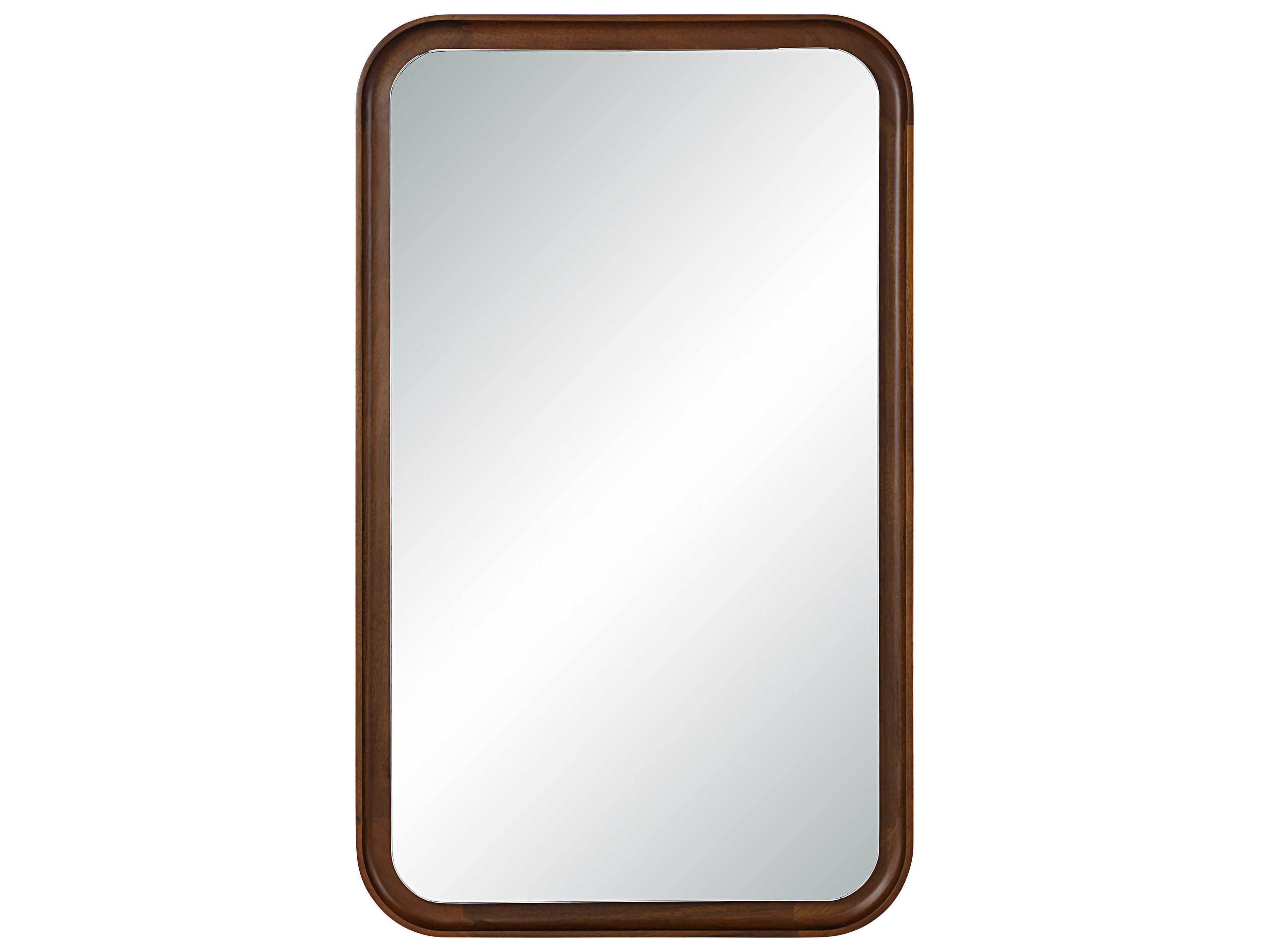 Renwil Salvia Walnut Rectangular Wall Mirror
