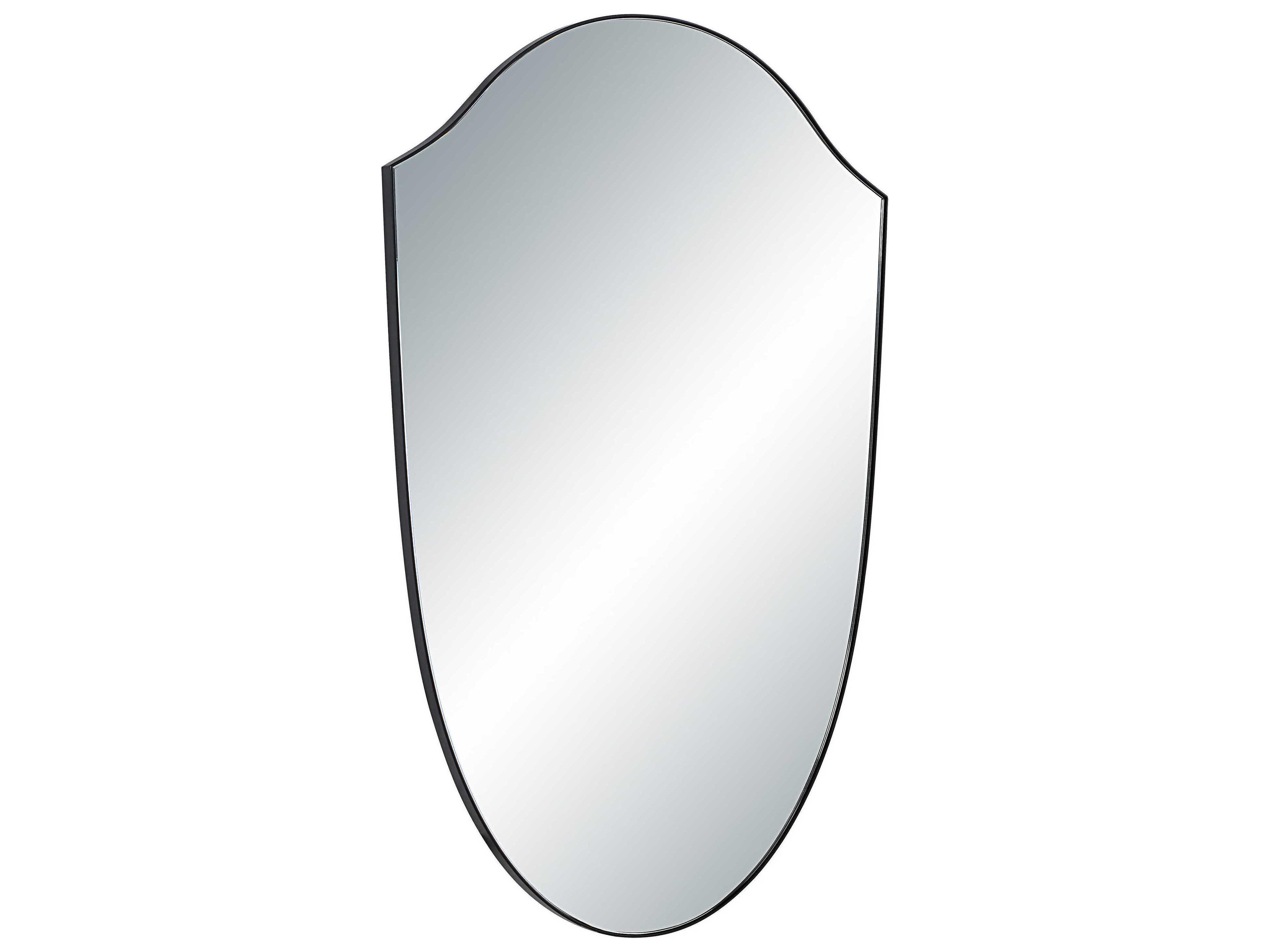 Renwil Ryker Matte Black Wall Mirror