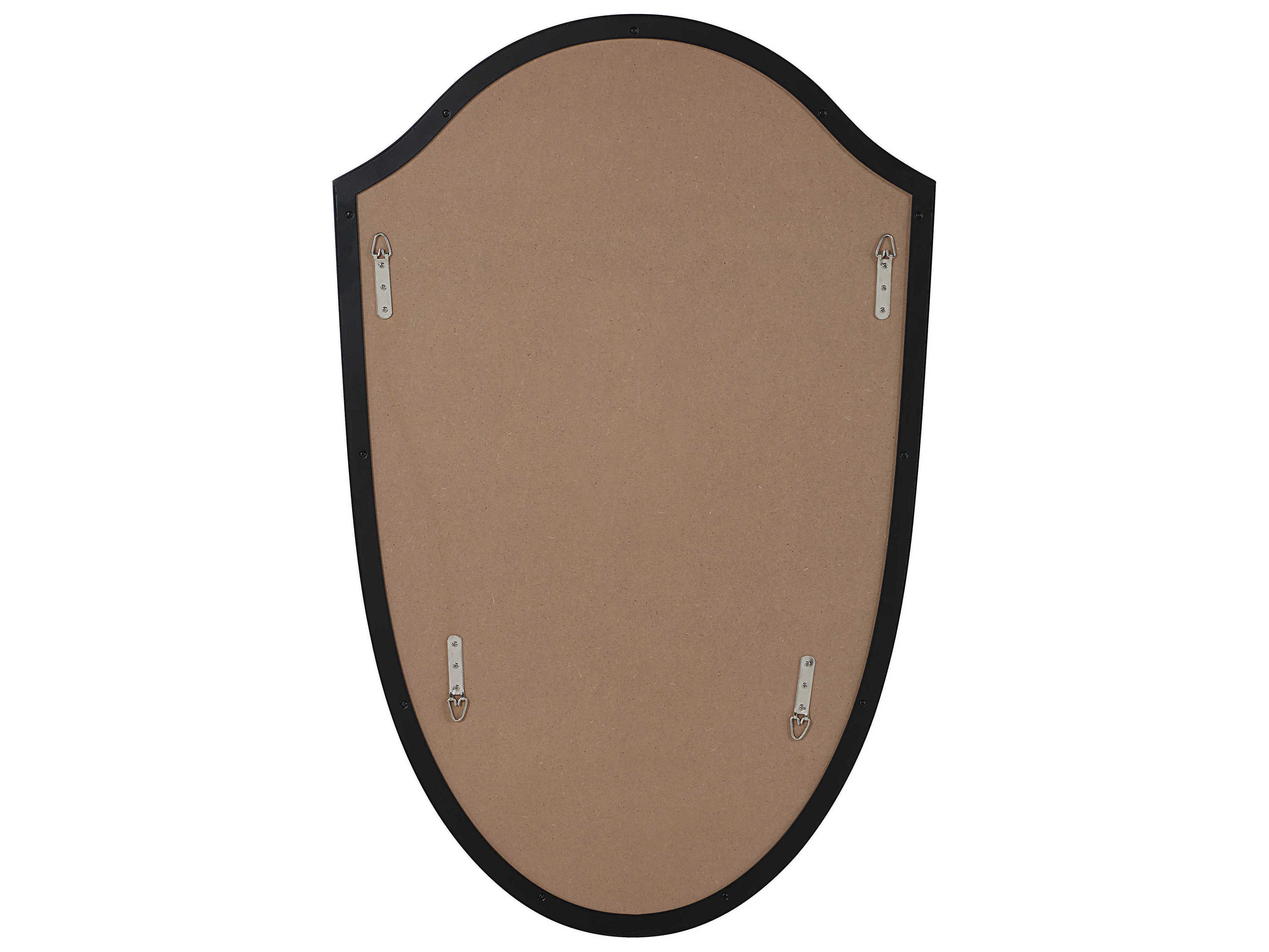 Renwil Ryker Matte Black Wall Mirror