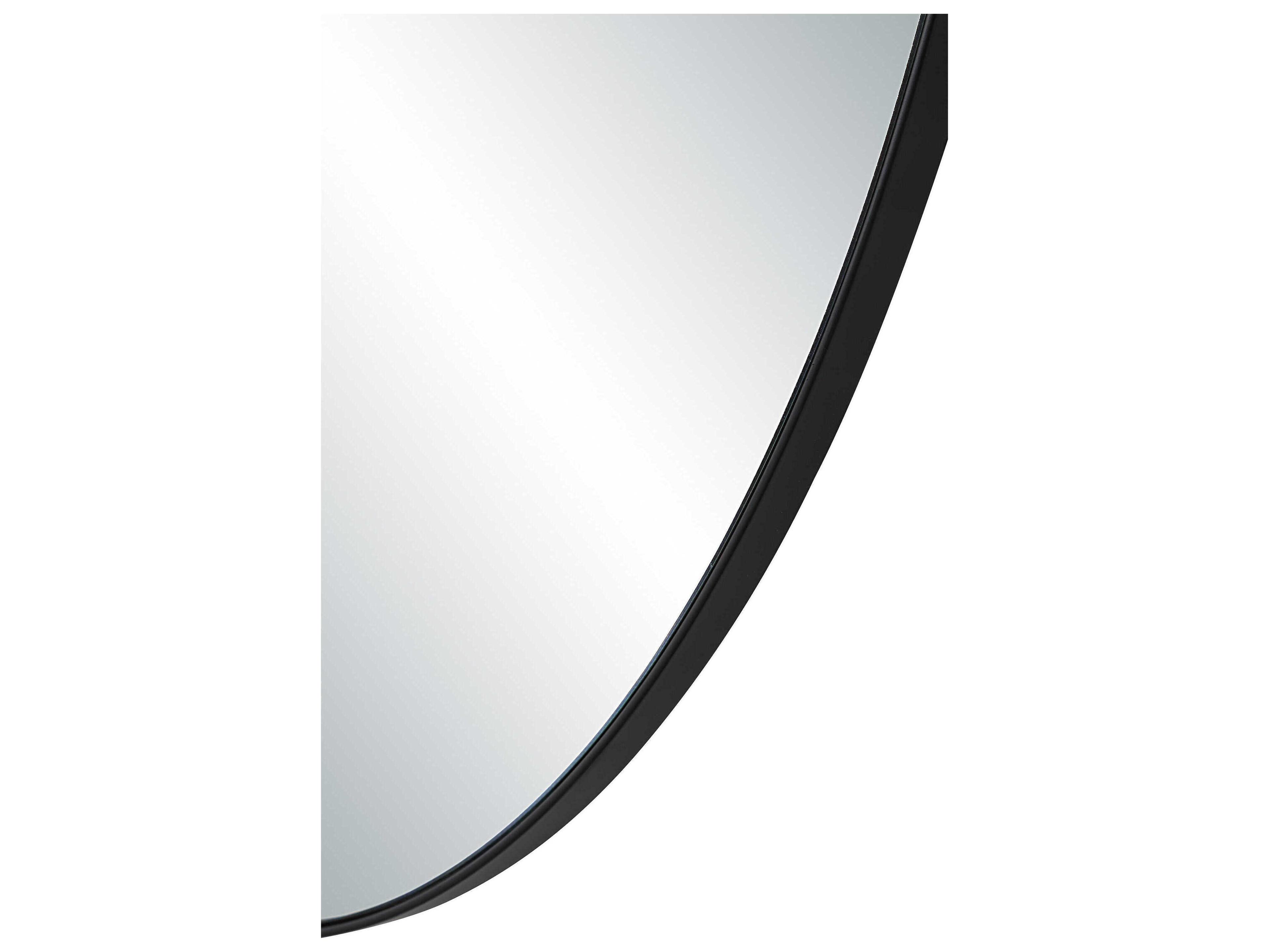 Renwil Ryker Matte Black Wall Mirror