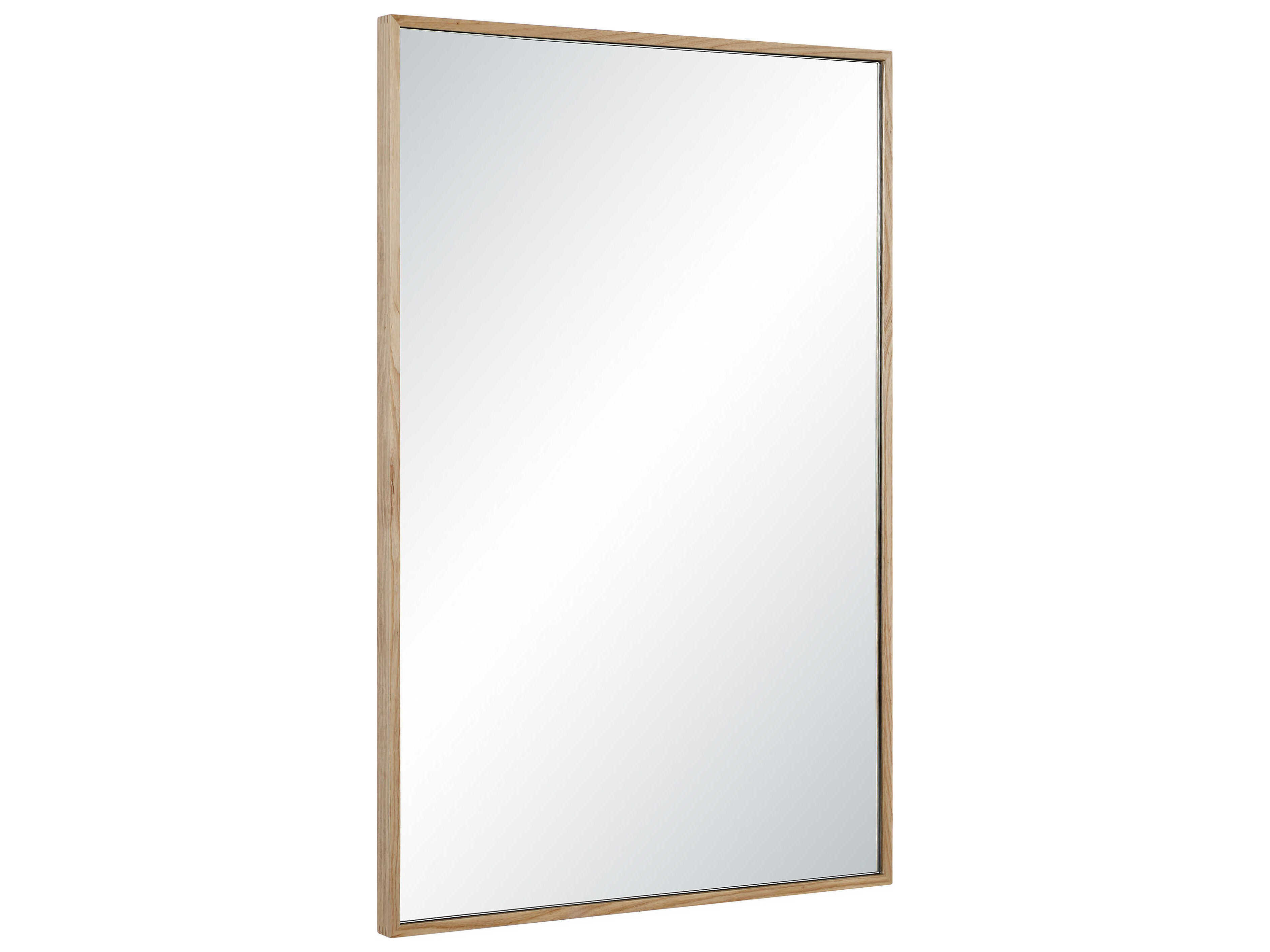 Renwil Greyson Natural Rectangular Wall Mirror