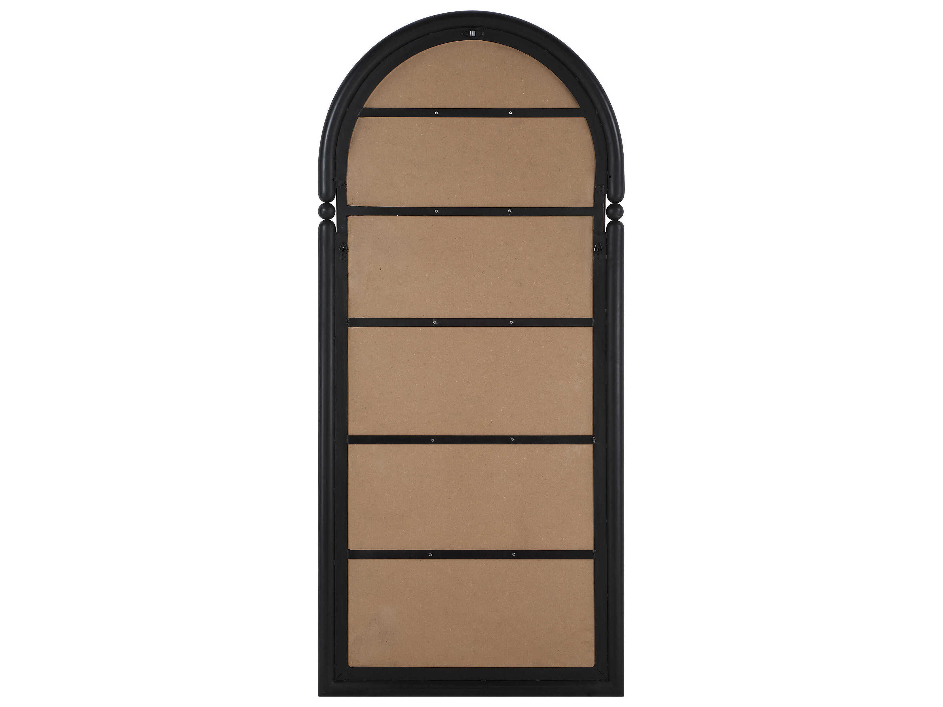 Renwil Arcade Matte Black Wall Mirror