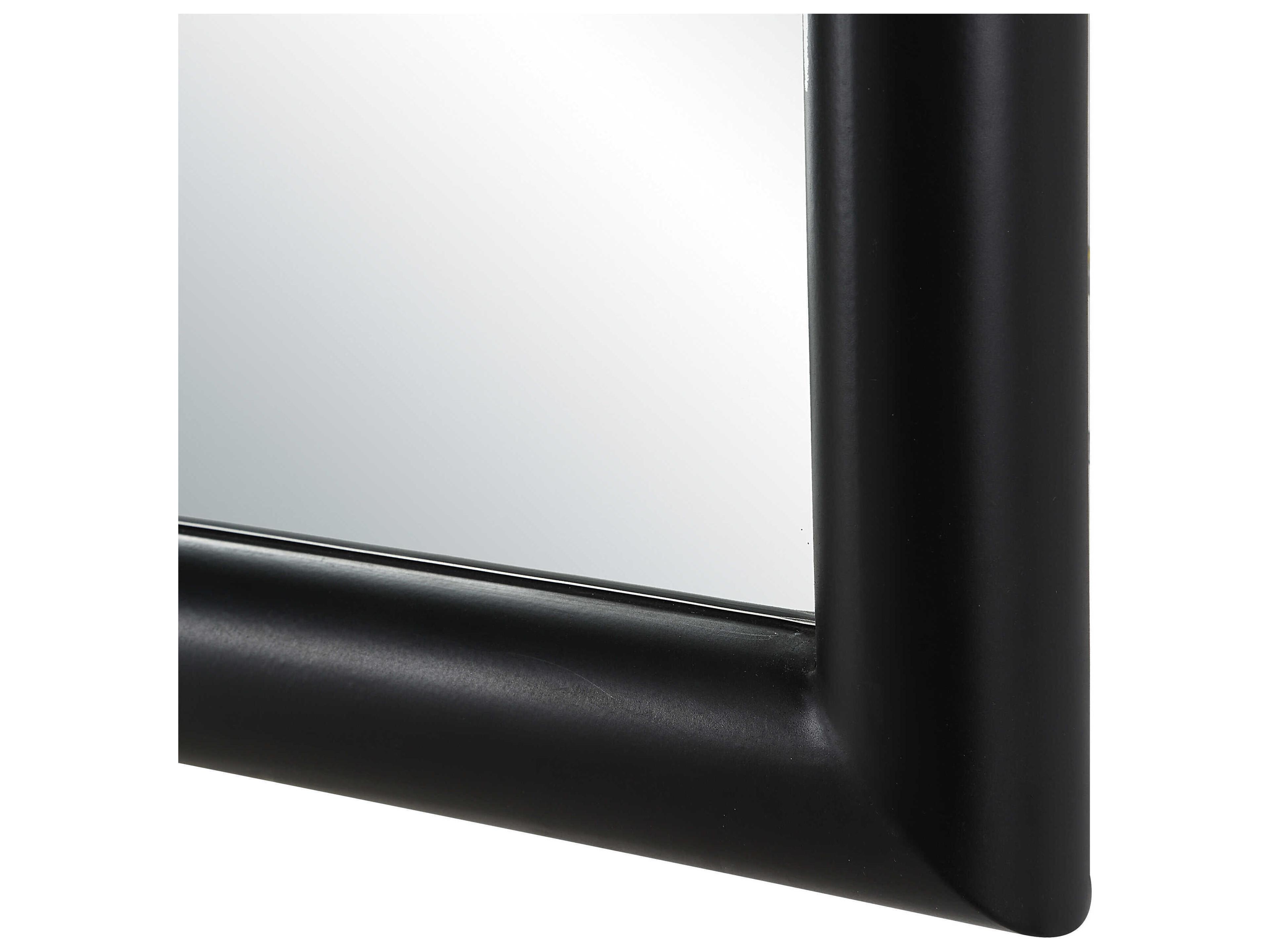 Renwil Arcade Matte Black Wall Mirror
