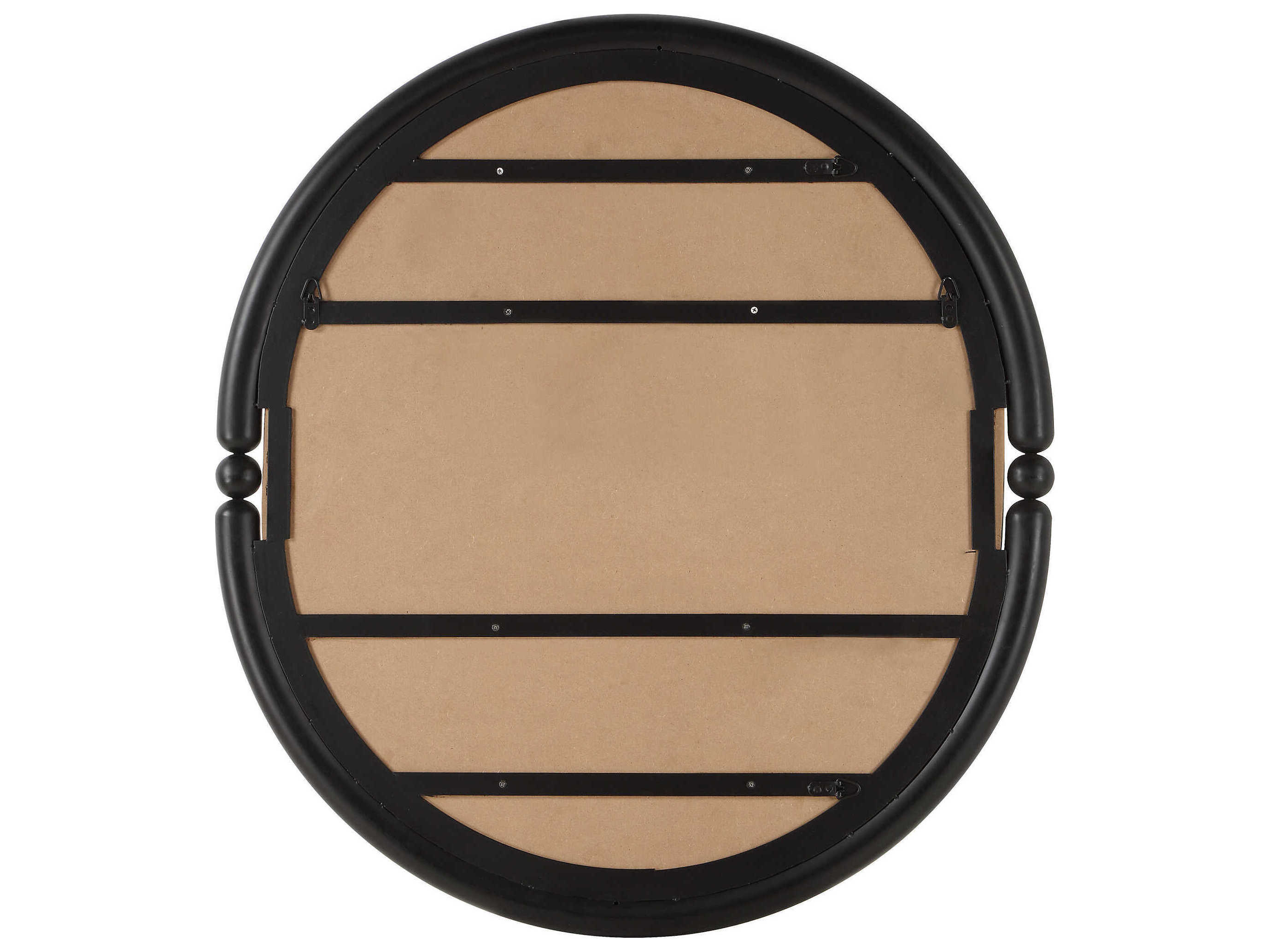 Renwil Ditto Matte Black Oval Wall Mirror