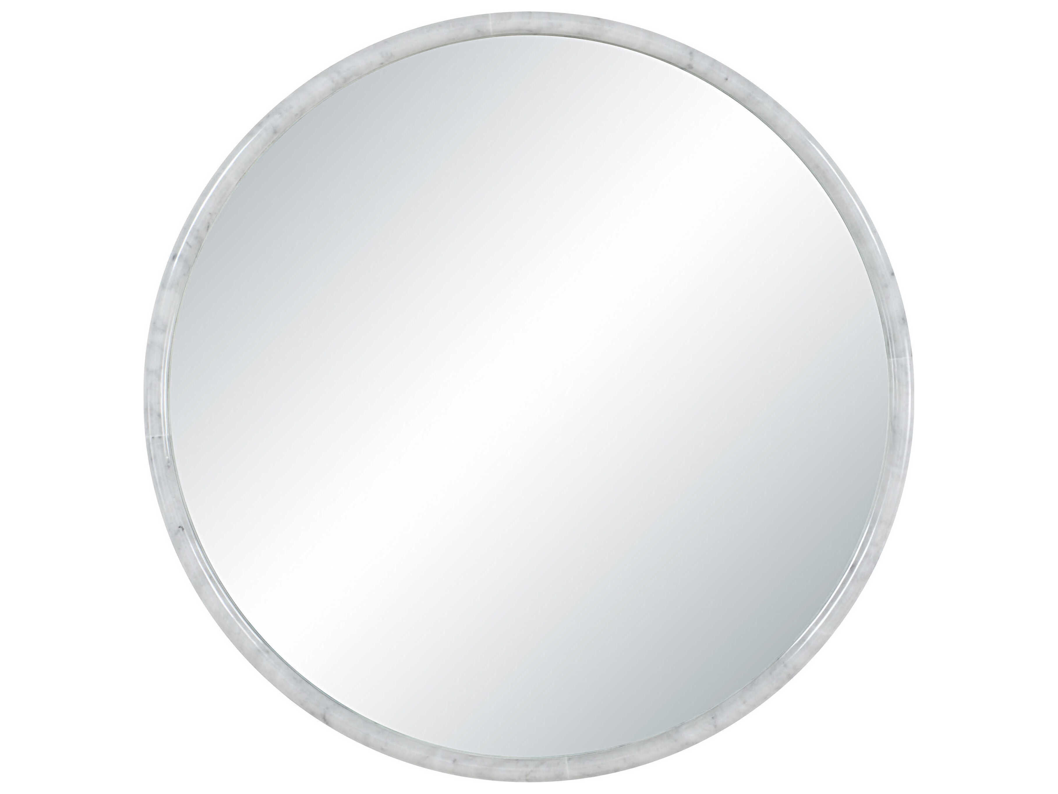 Renwil Cento White Round Wall Mirror