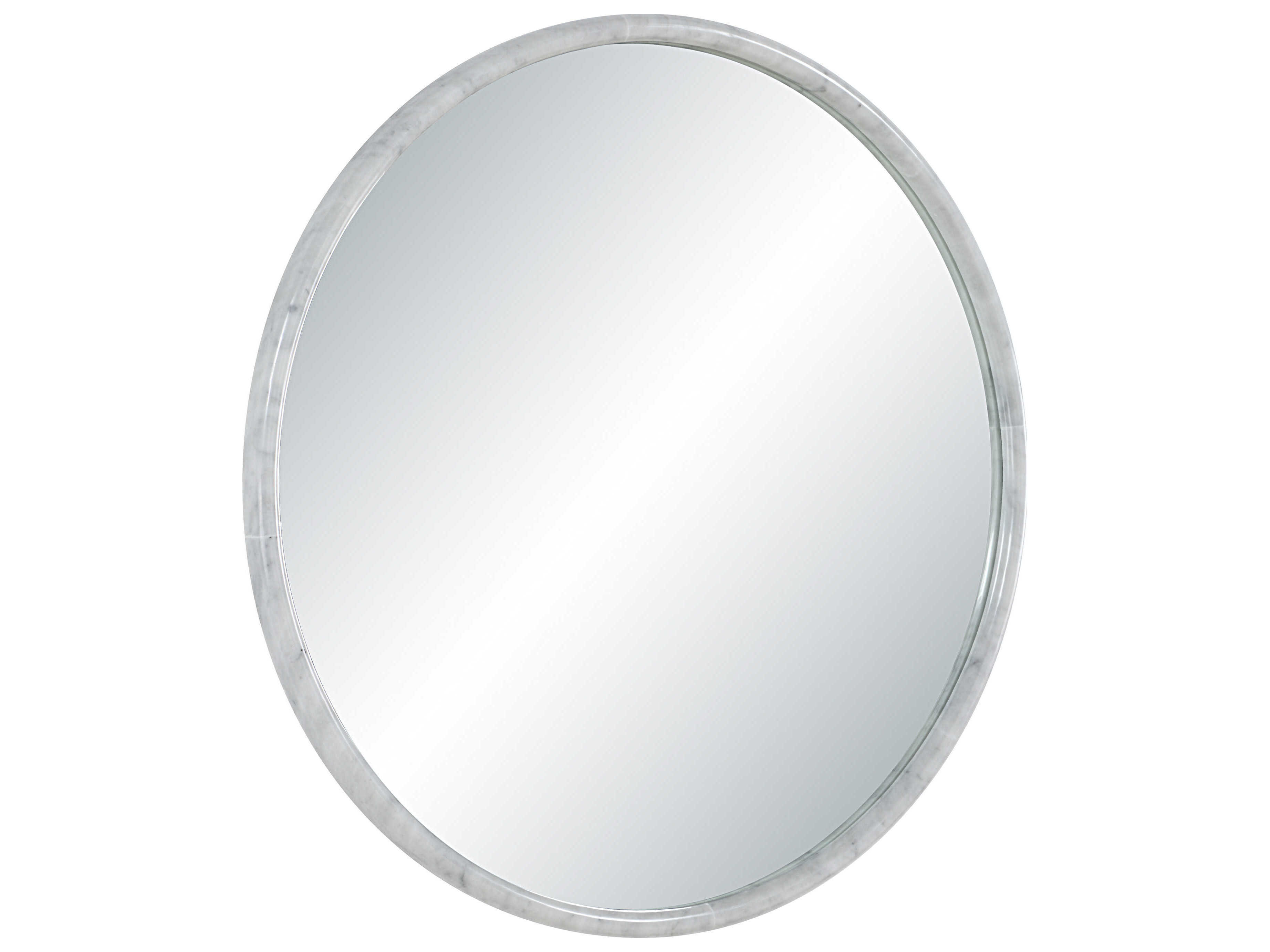 Renwil Cento White Round Wall Mirror