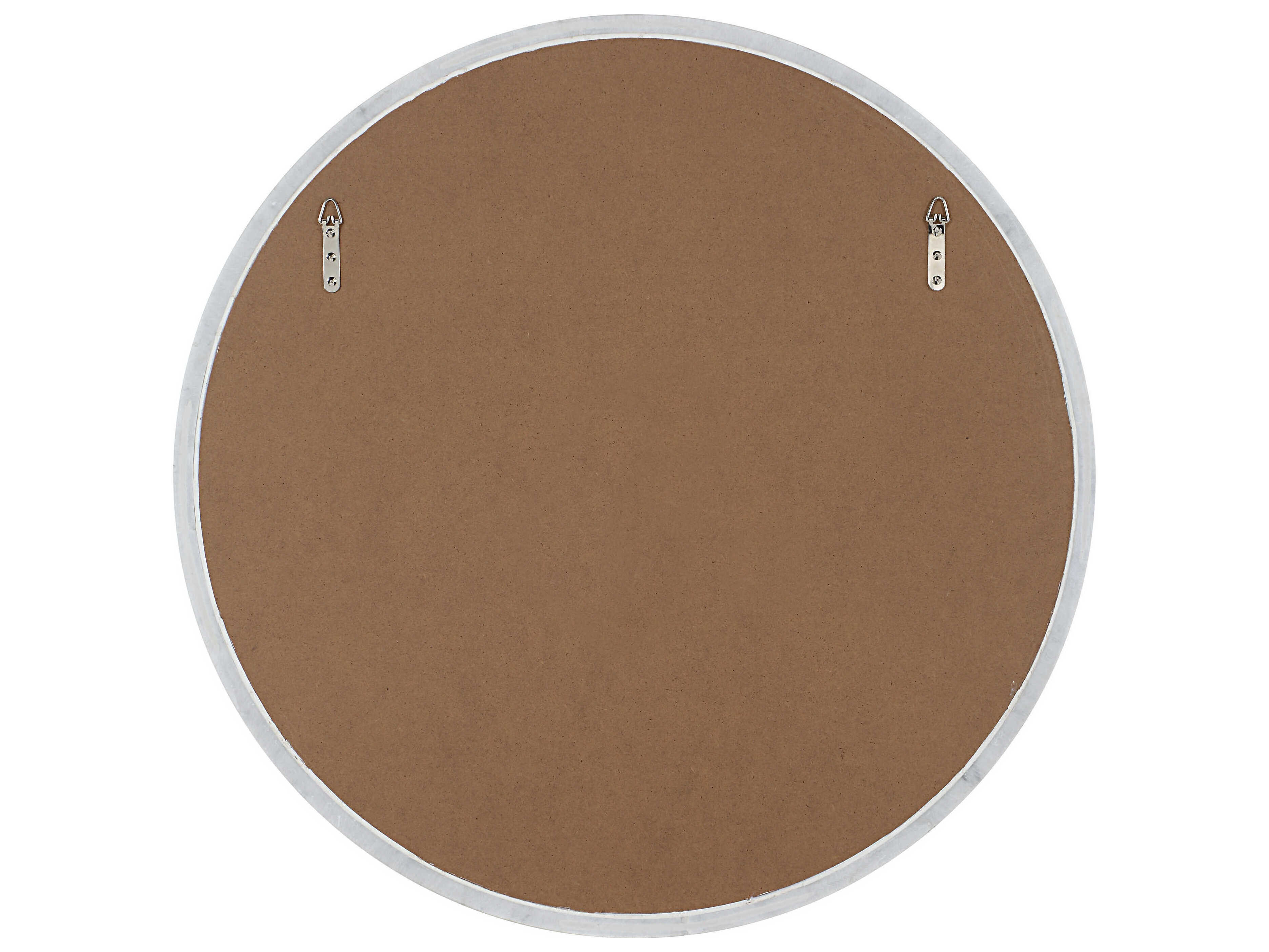 Renwil Cento White Round Wall Mirror