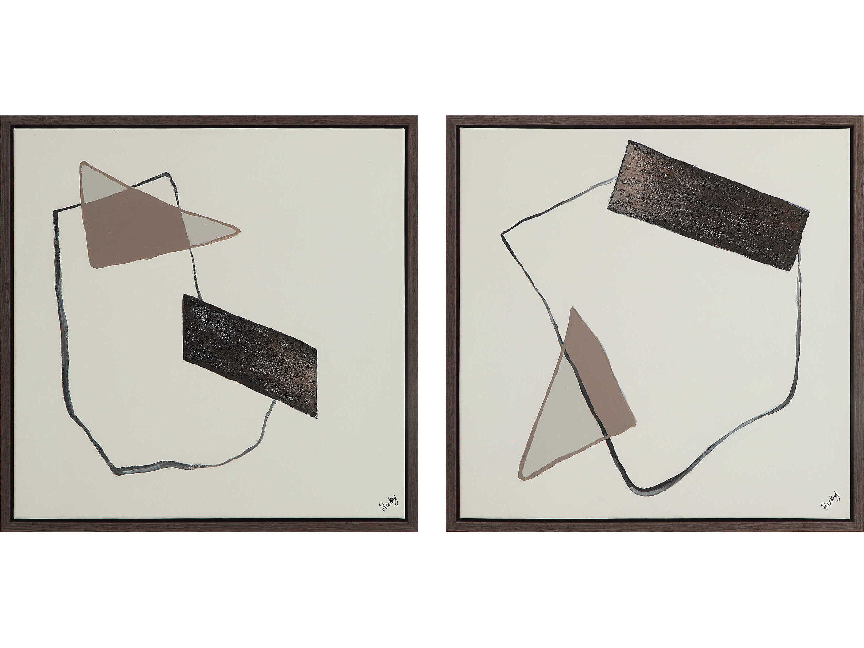 Renwil Lacadie Canvas Art with Wood Frame