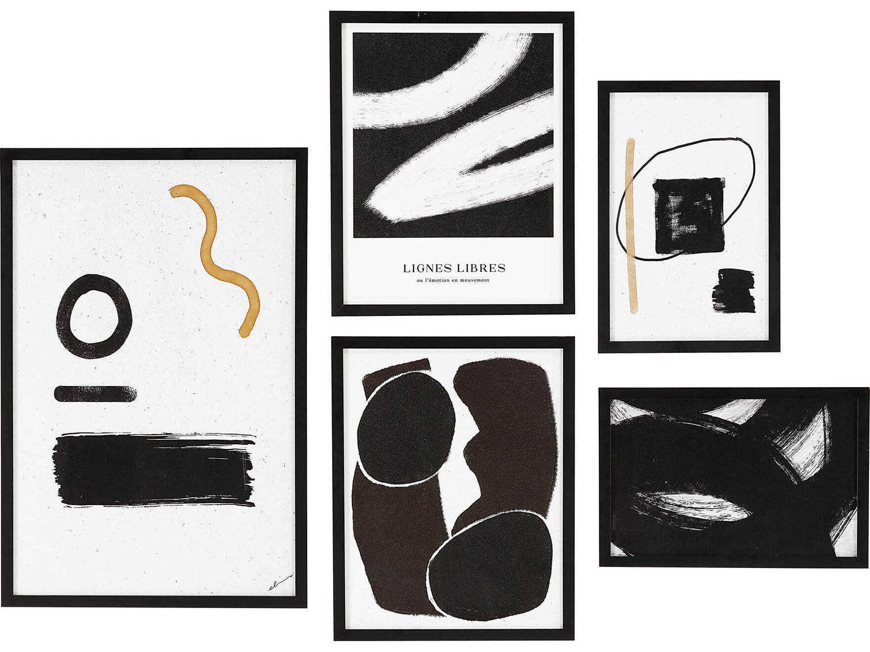 Renwil Carife 5-Piece Wide Wall Art