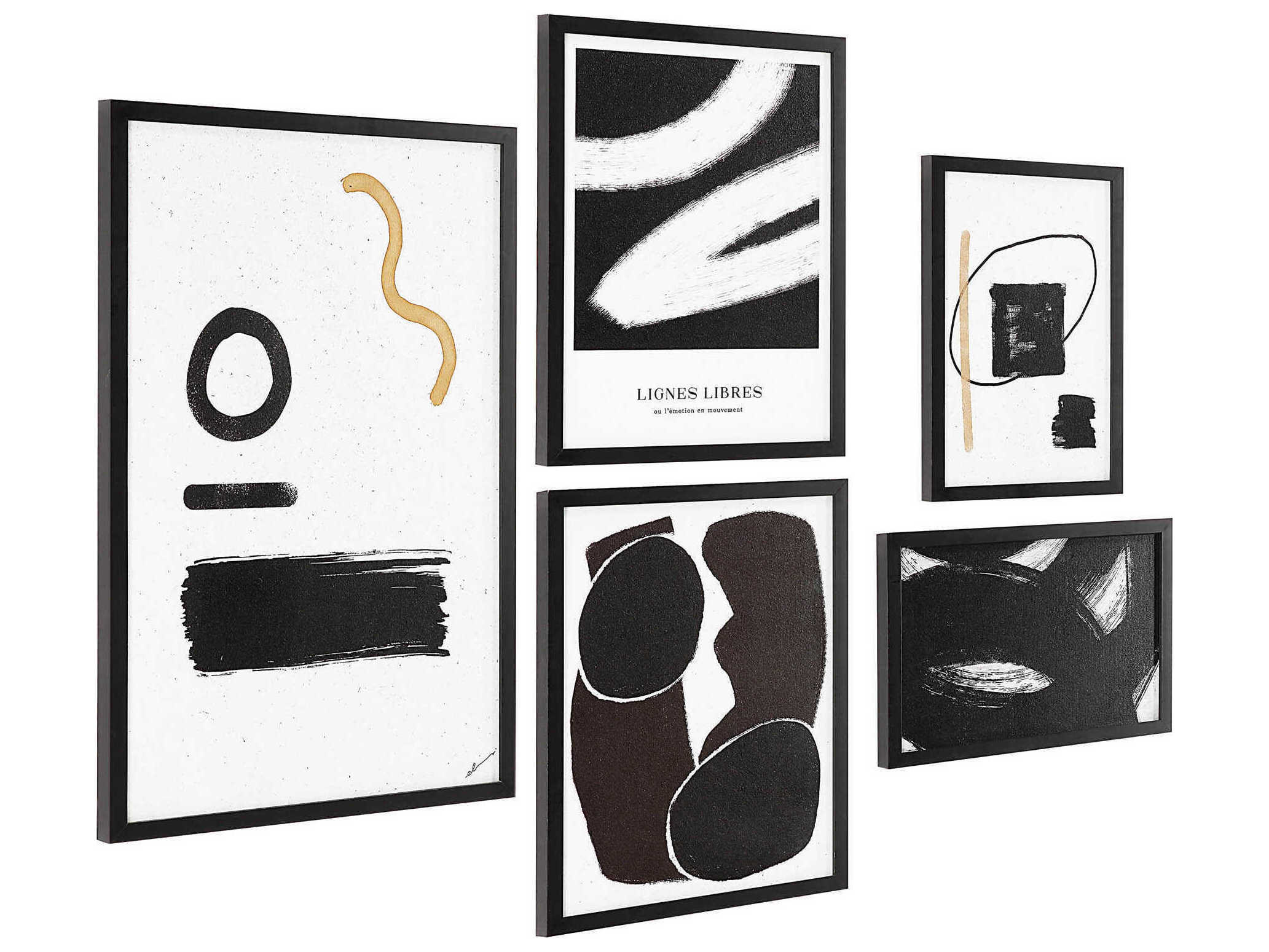 Renwil Carife 5-Piece Wide Wall Art