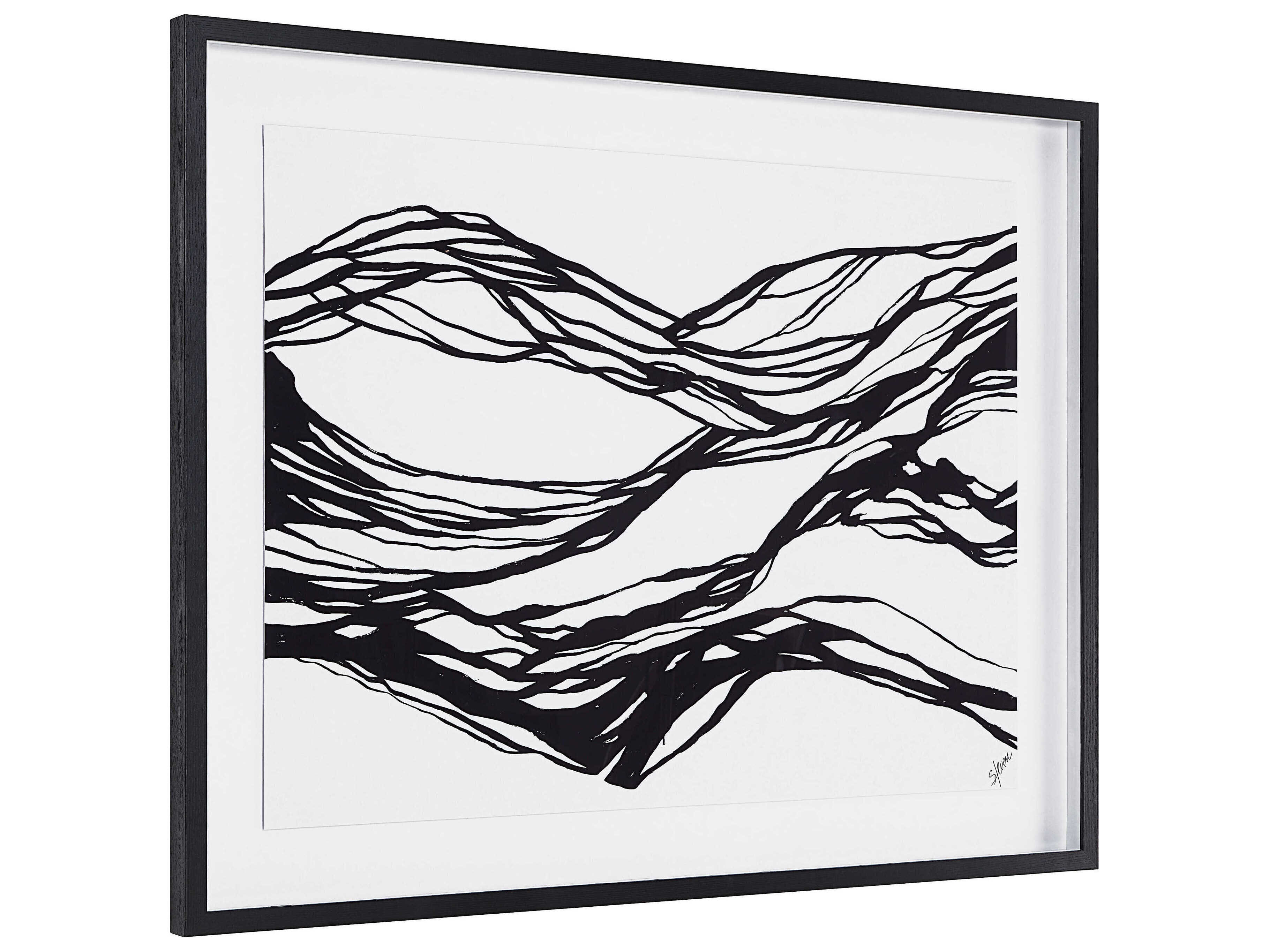 Renwil Mica Wall Art with Wood Frame