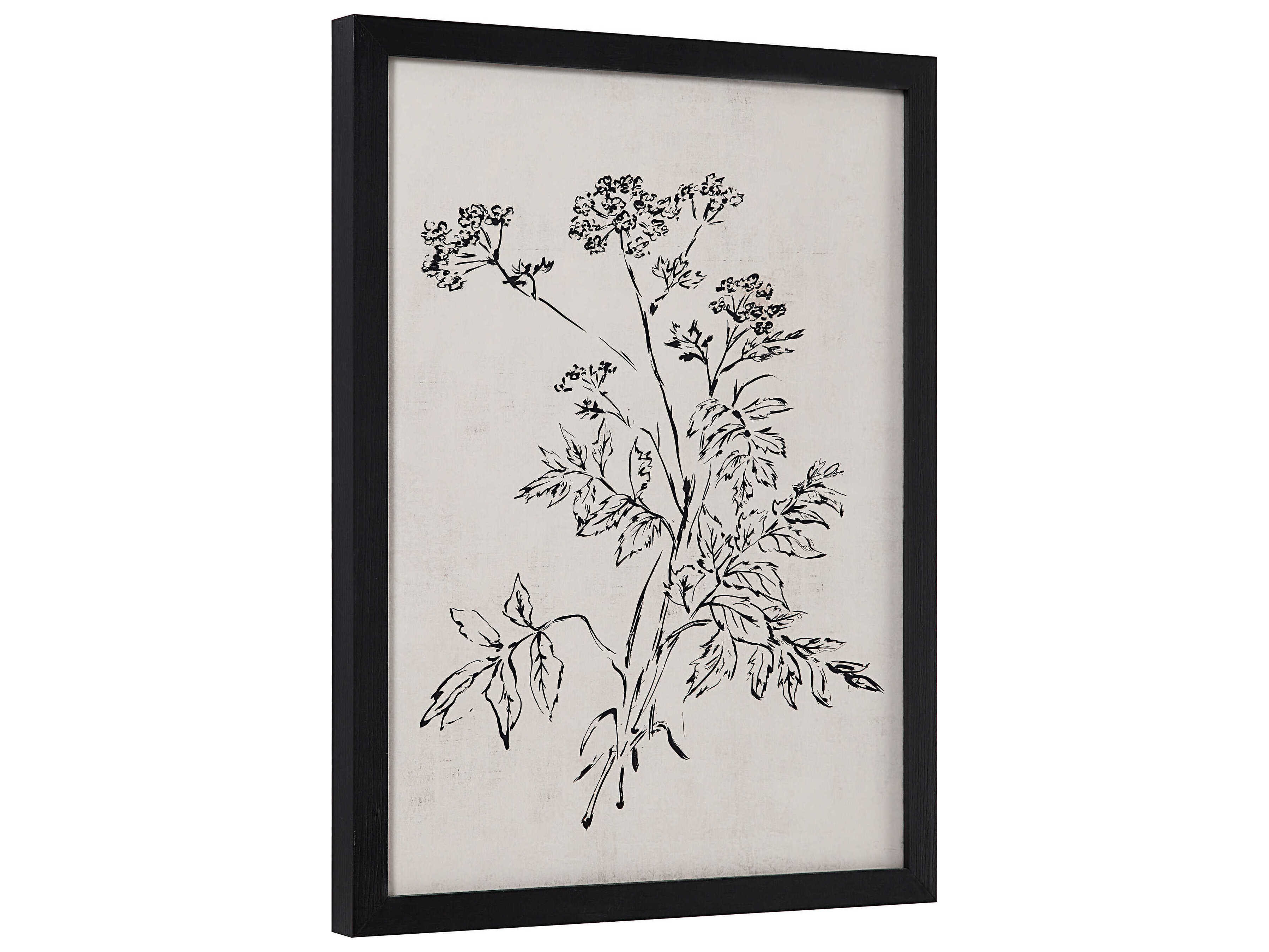 Renwil Basset Wall Art with Wood Frame